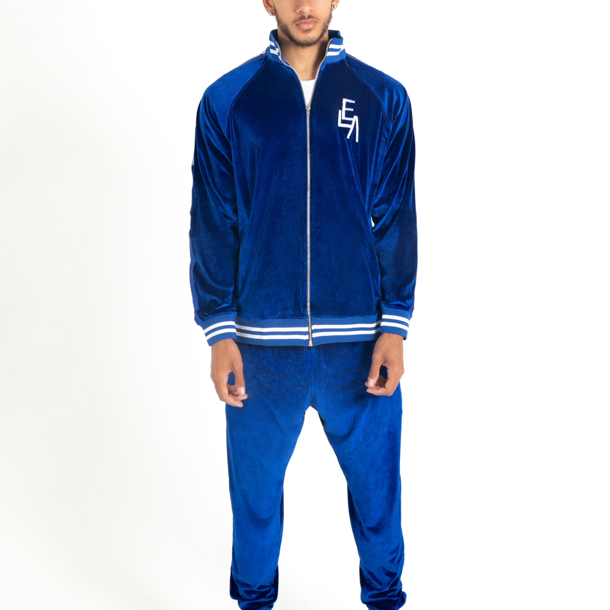 Royal Blue White Jordan Tracksuit – El Vélvét