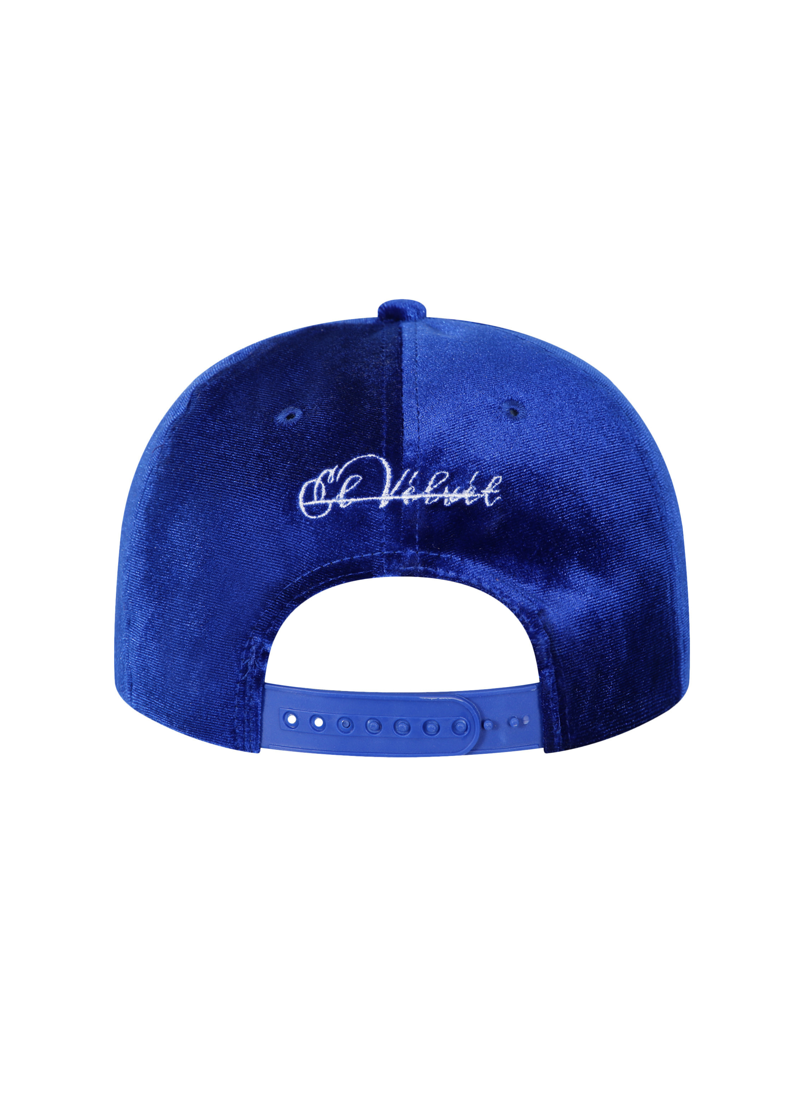 Royal Blue Velvet Cap