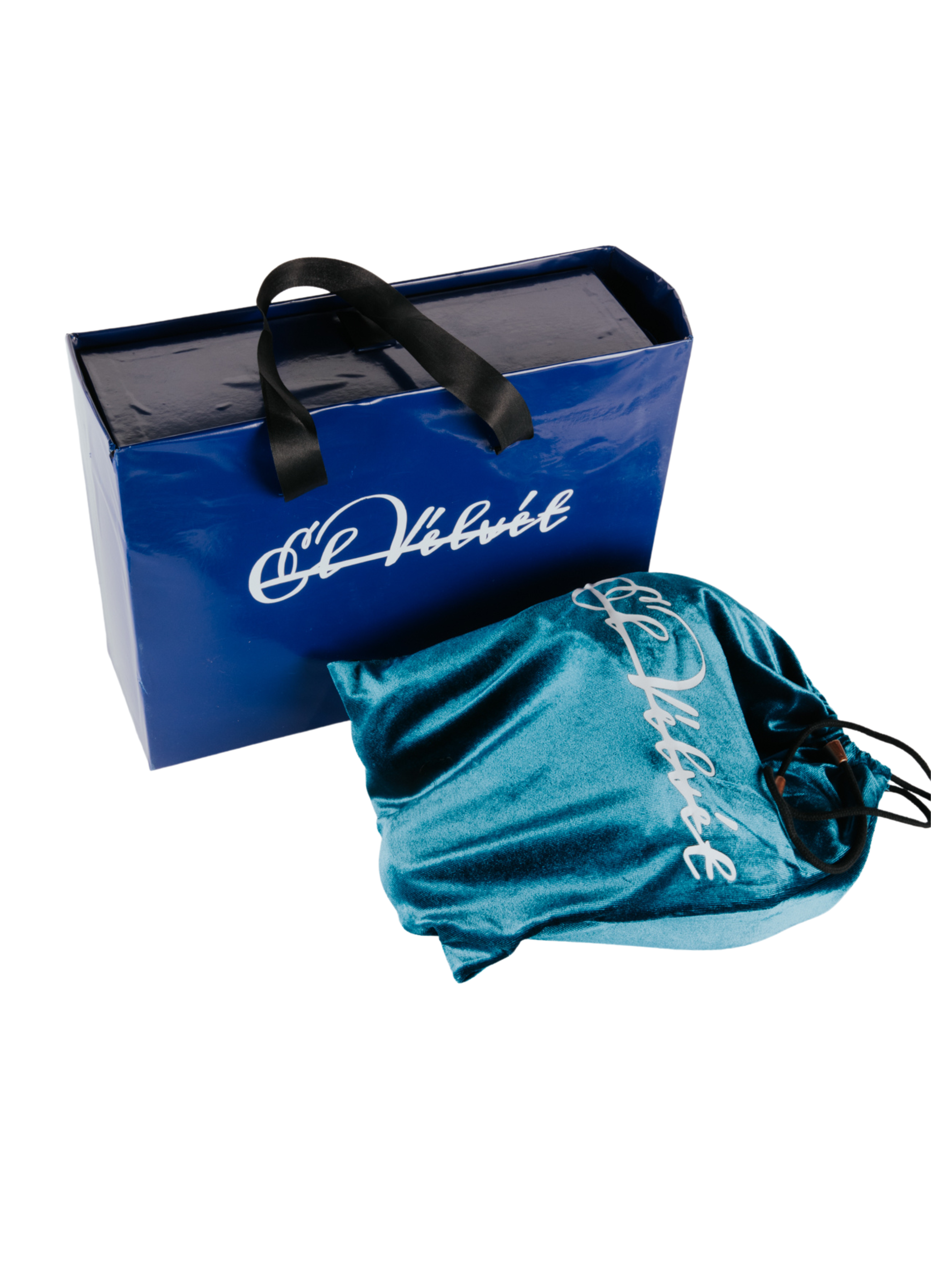 Baby Blue Patterned Velvet CHUNKS Slides - Men & Women