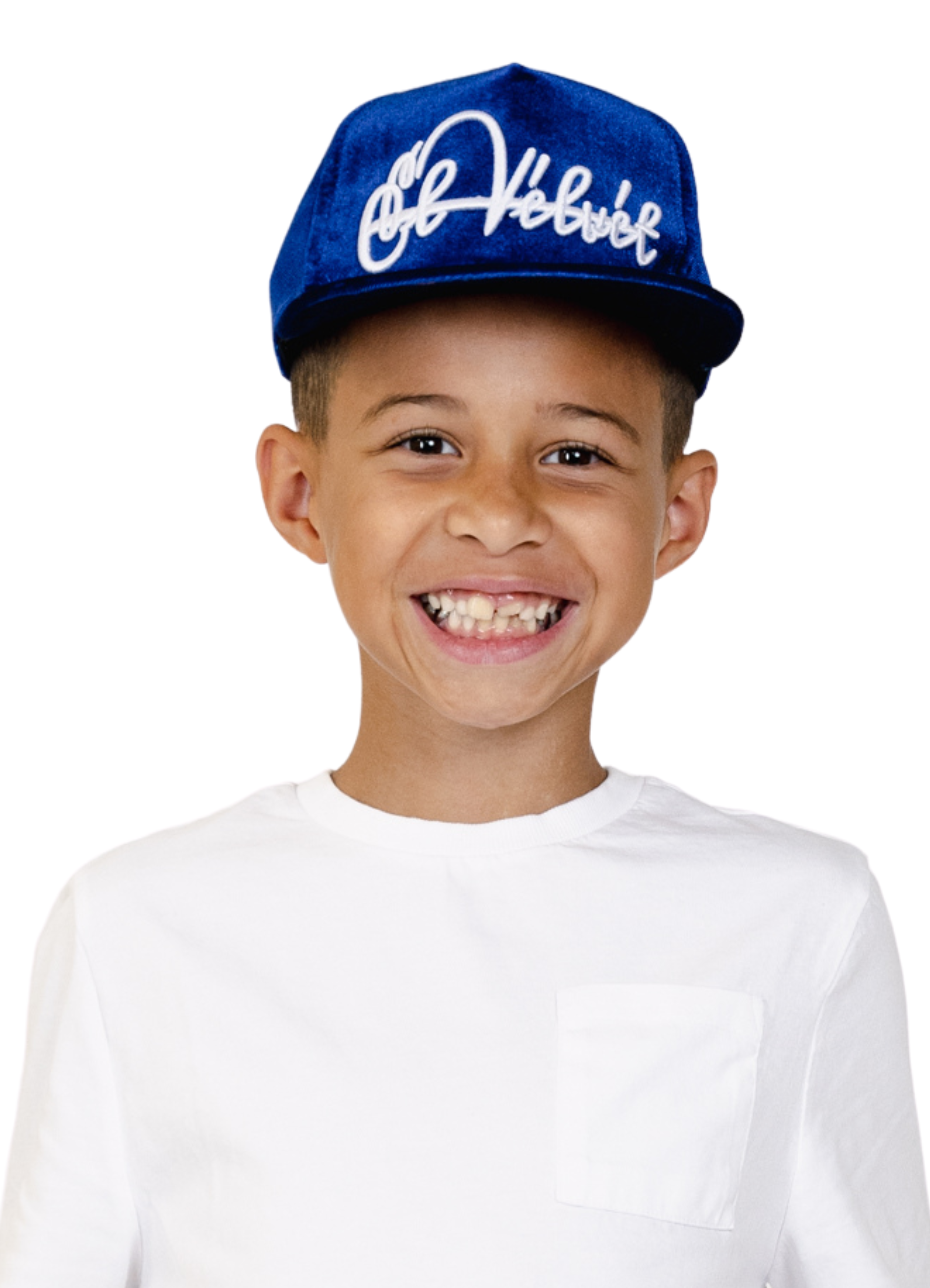 KIDS Royal Blue Velvet Cap