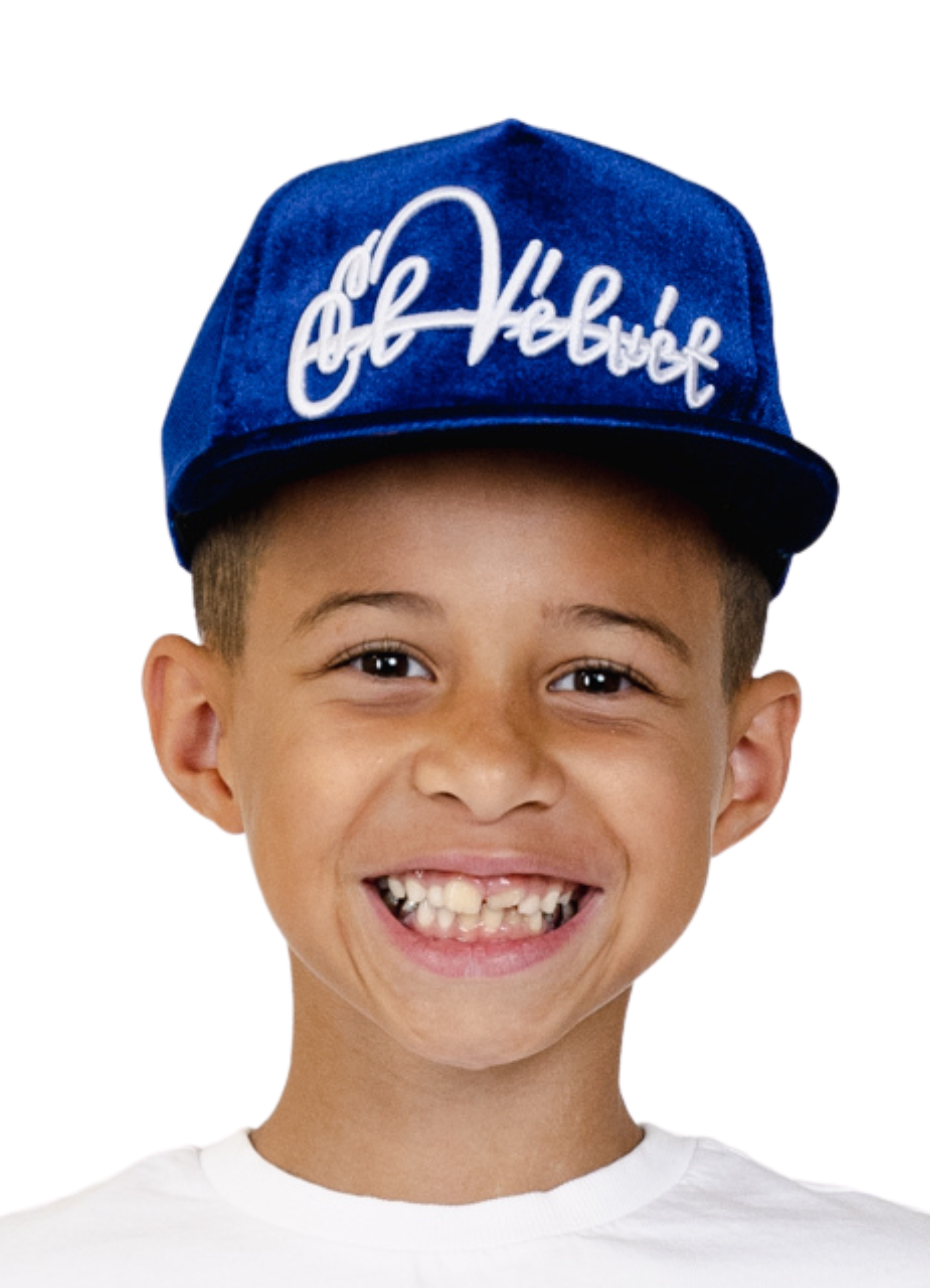 KIDS Royal Blue Velvet Cap