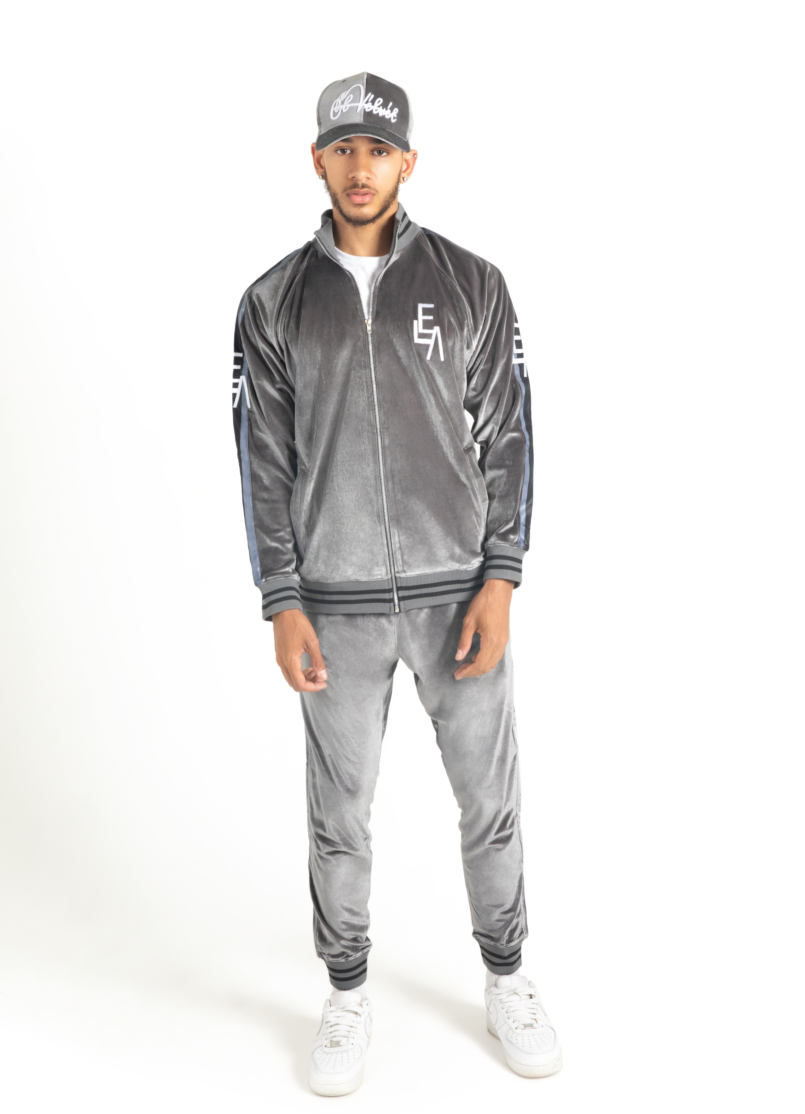 Grey & Black Jordan Tracksuit