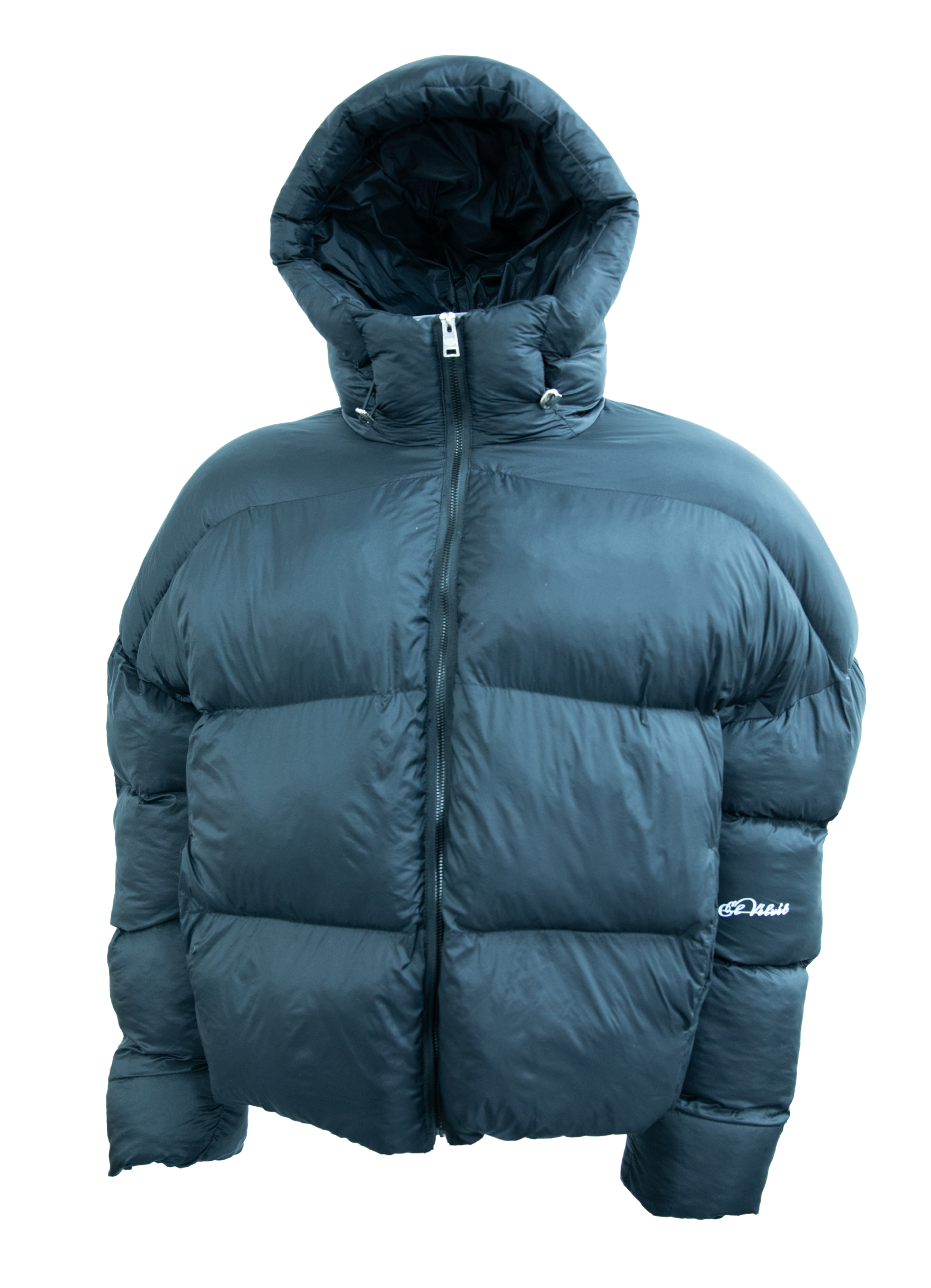 BLACK SHEPHERD CROPPED BUBBLE JACKET