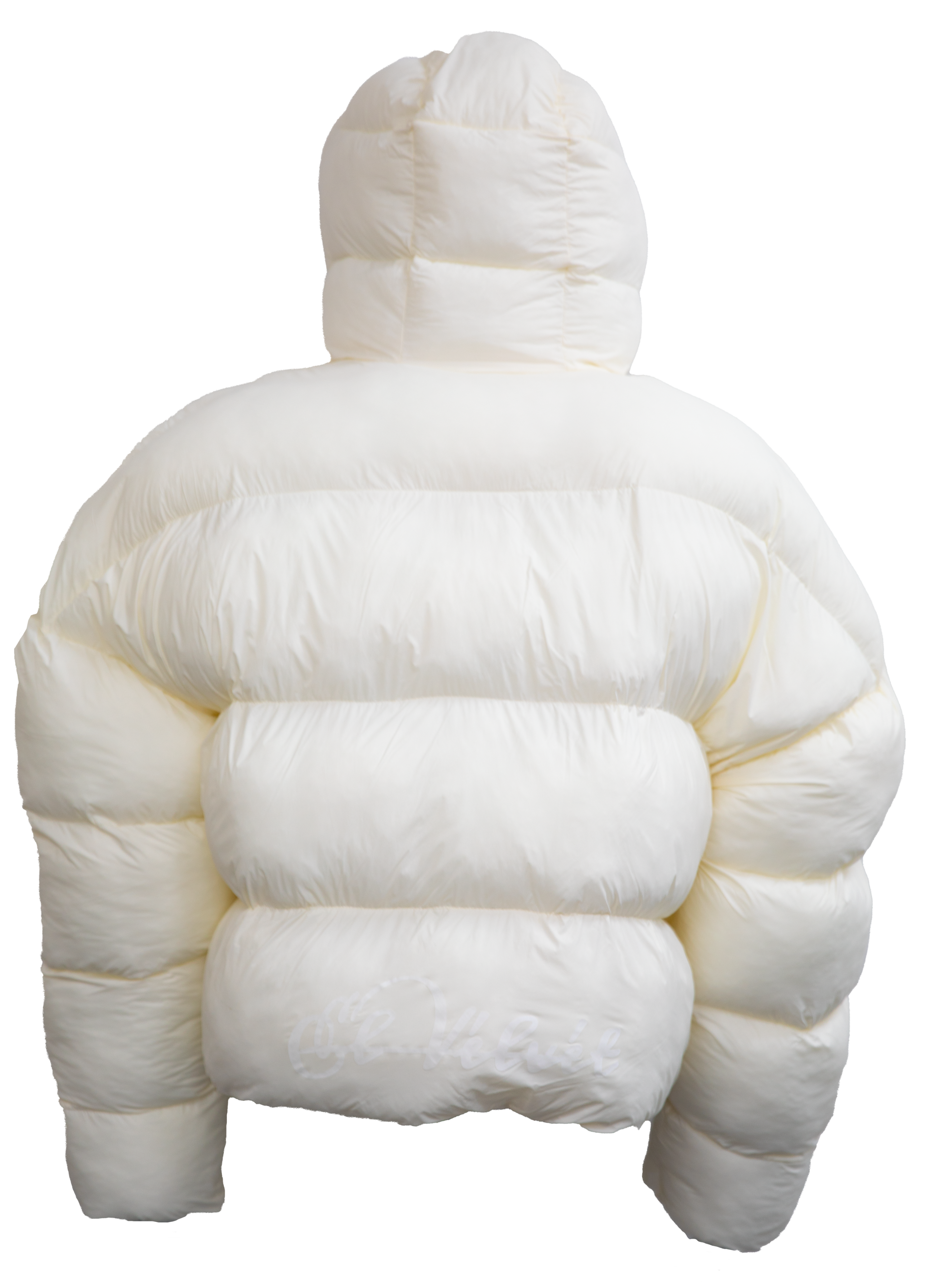 IVORY SHEPHERD CROPPED BUBBLE JACKET