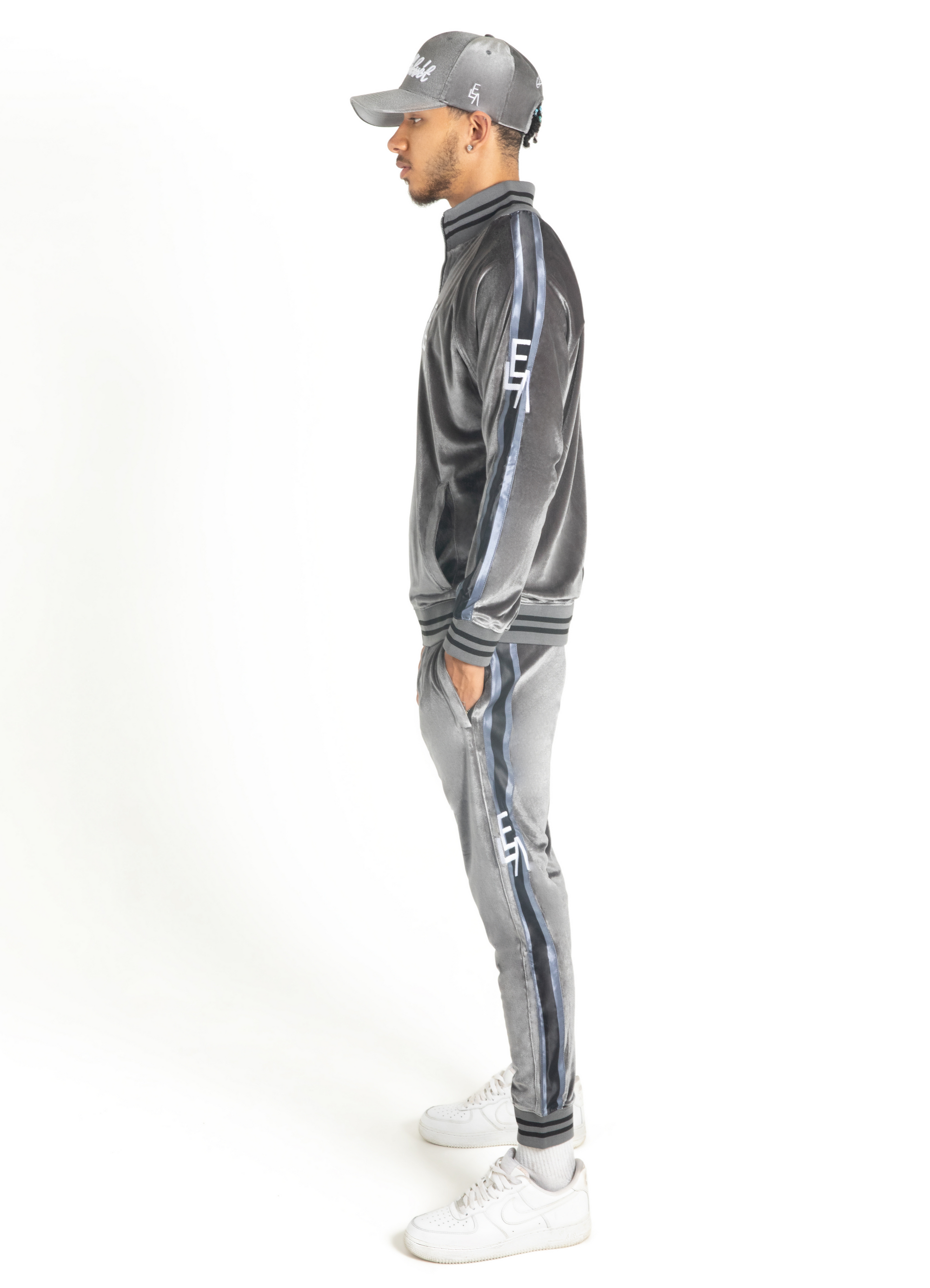 Grey & Black Jordan Tracksuit