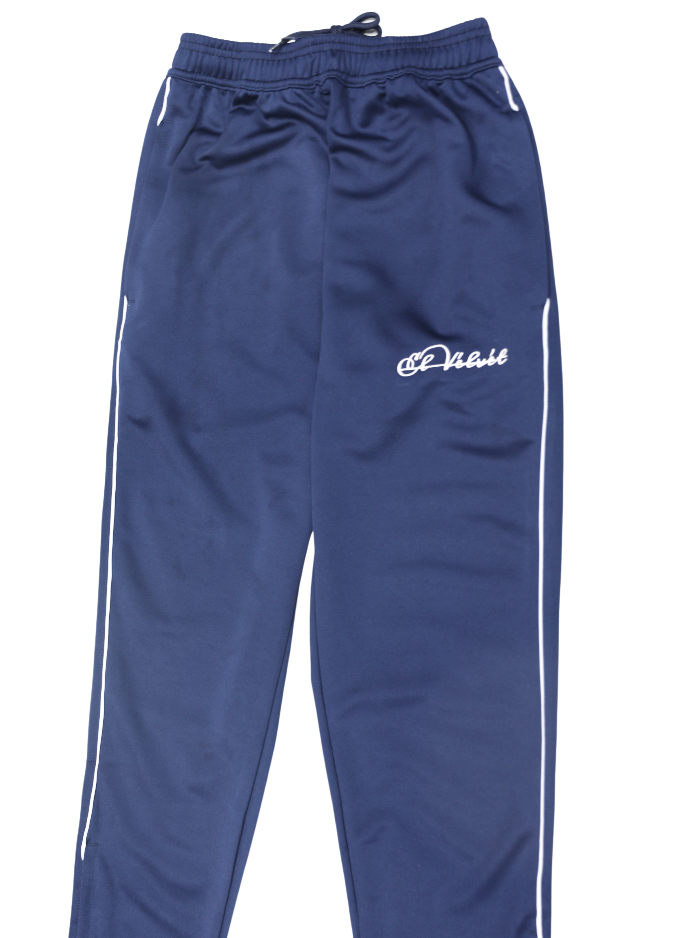 Navy Blue Striped Exodus Joggers