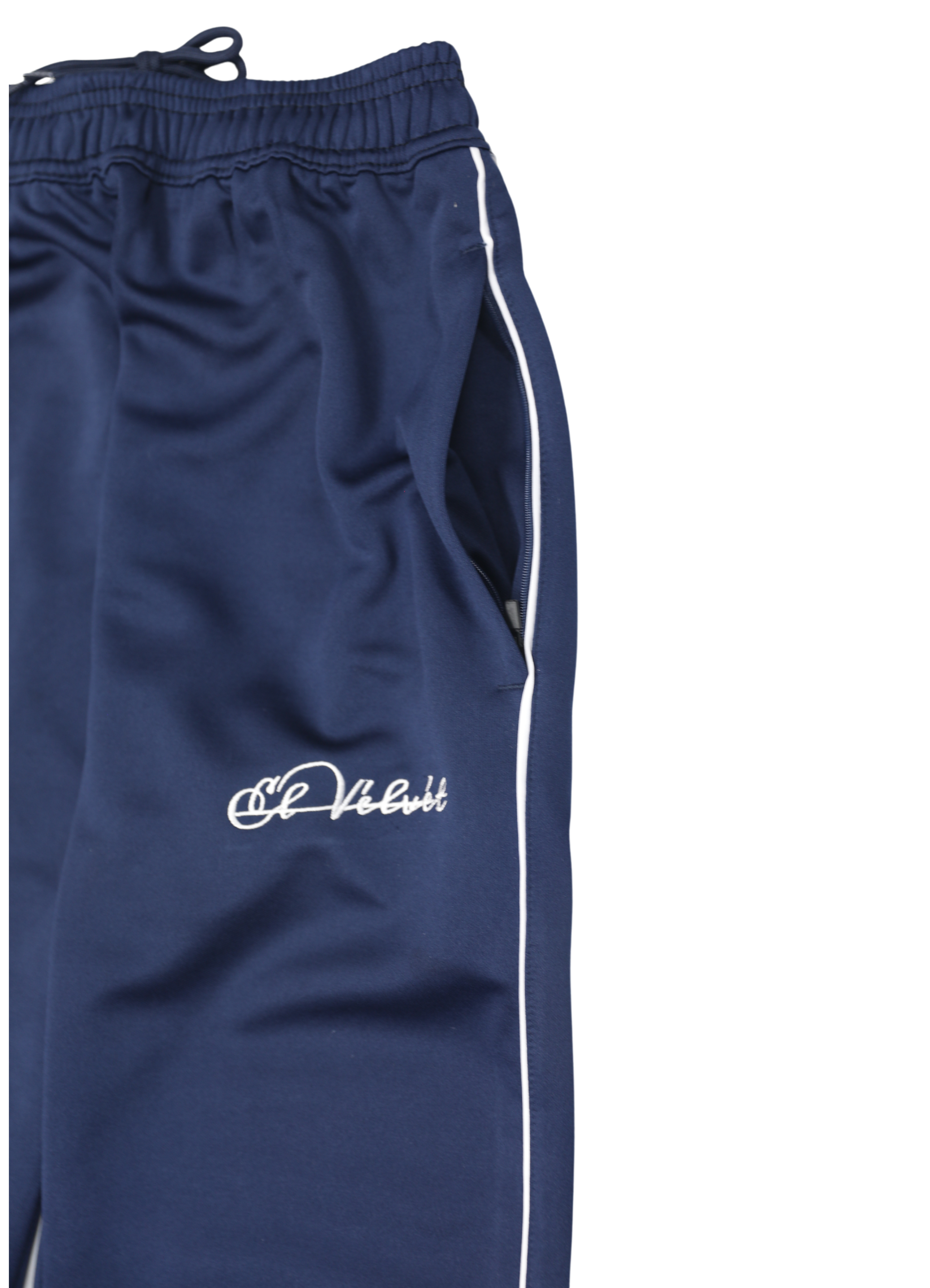 Navy Blue Striped Exodus Joggers