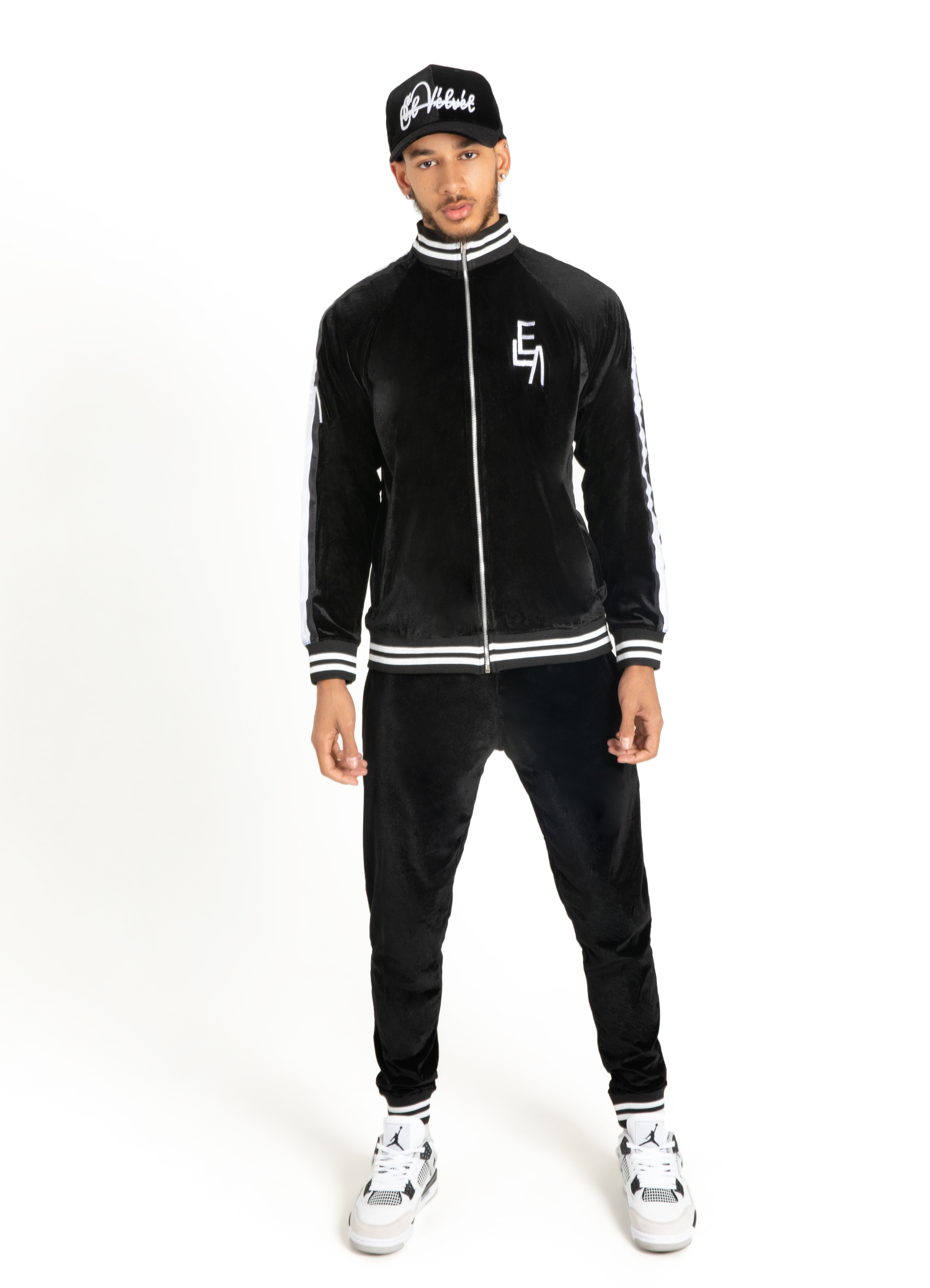 Black & White Jordan Tracksuit