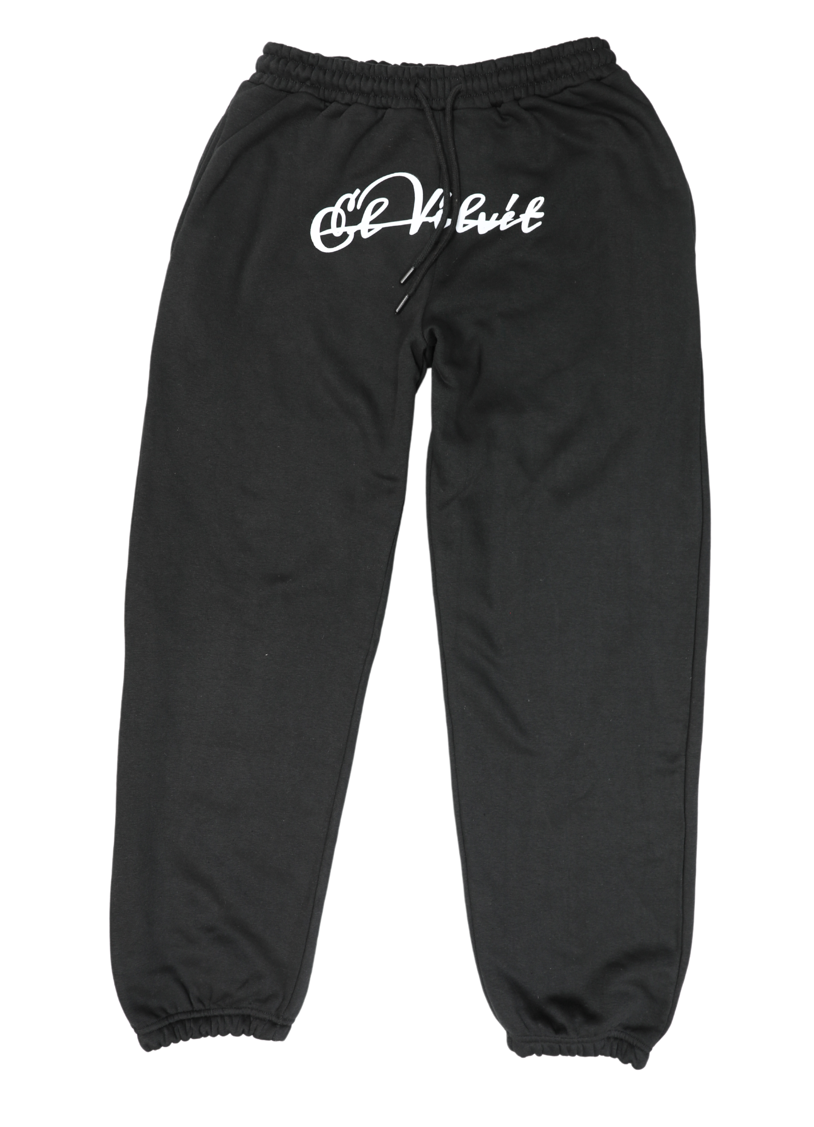 Black El Velvet Basic Joggers