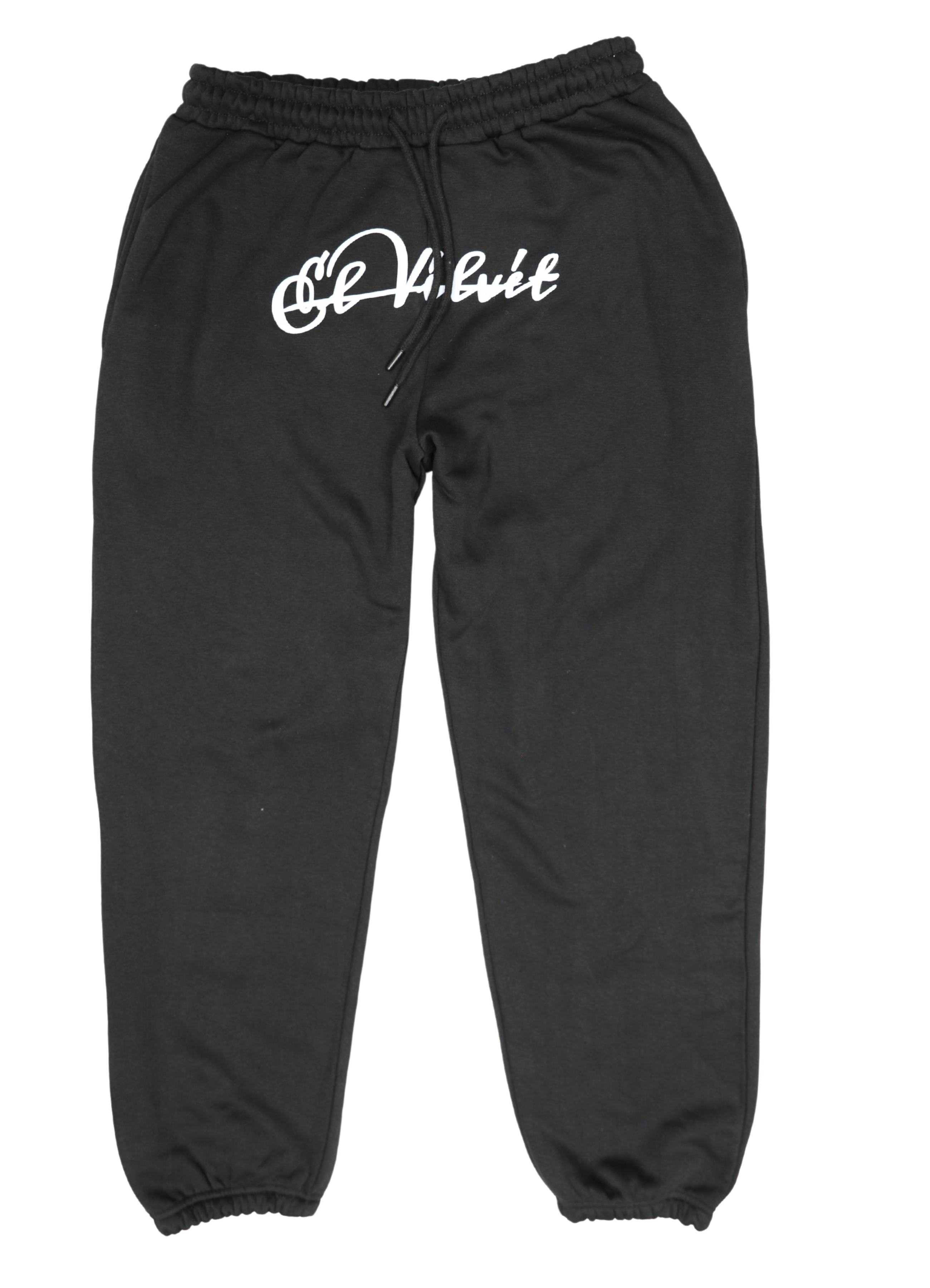 Black El Velvet Basic Joggers