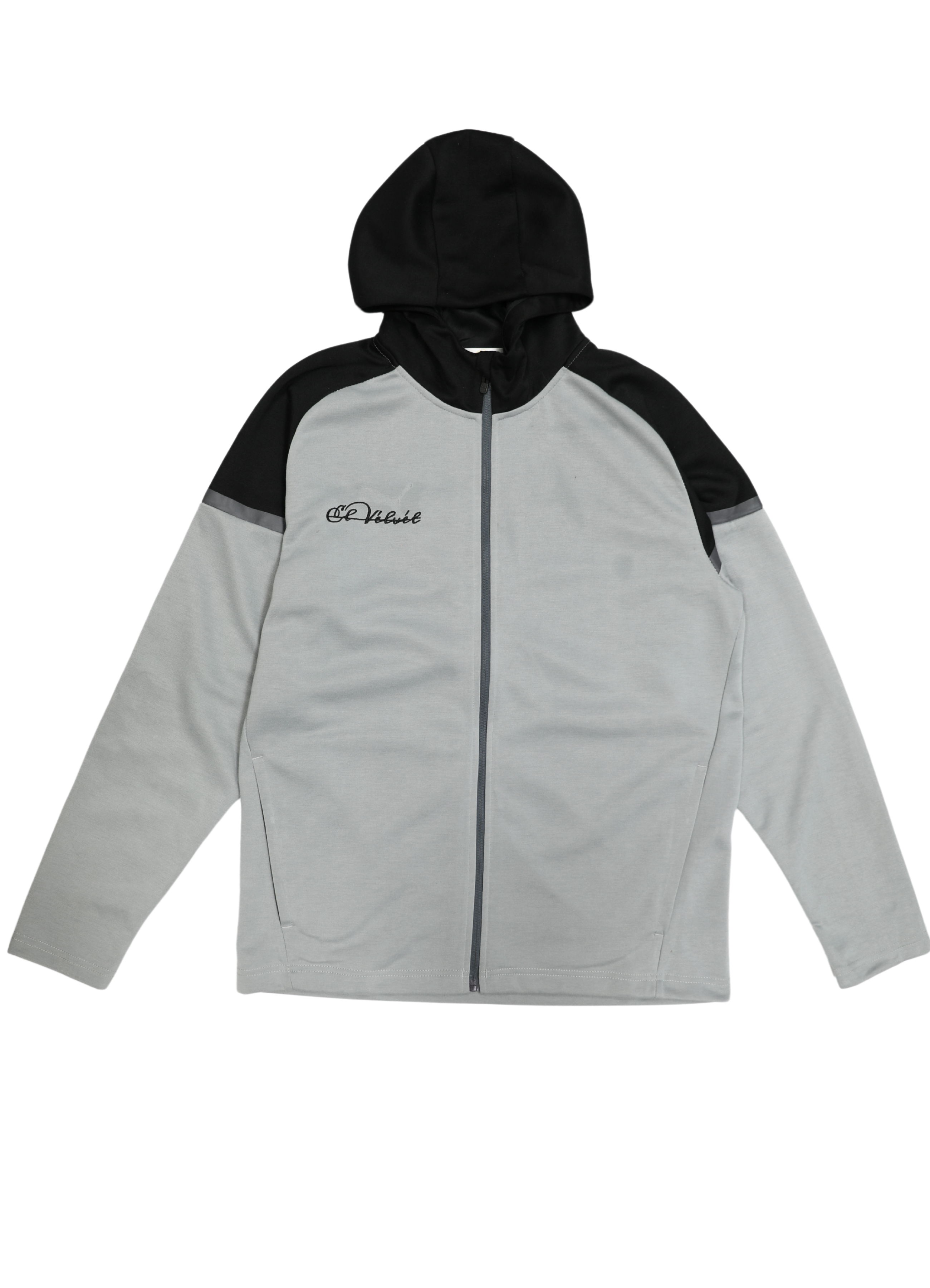 Grey & Black Moses Track Top