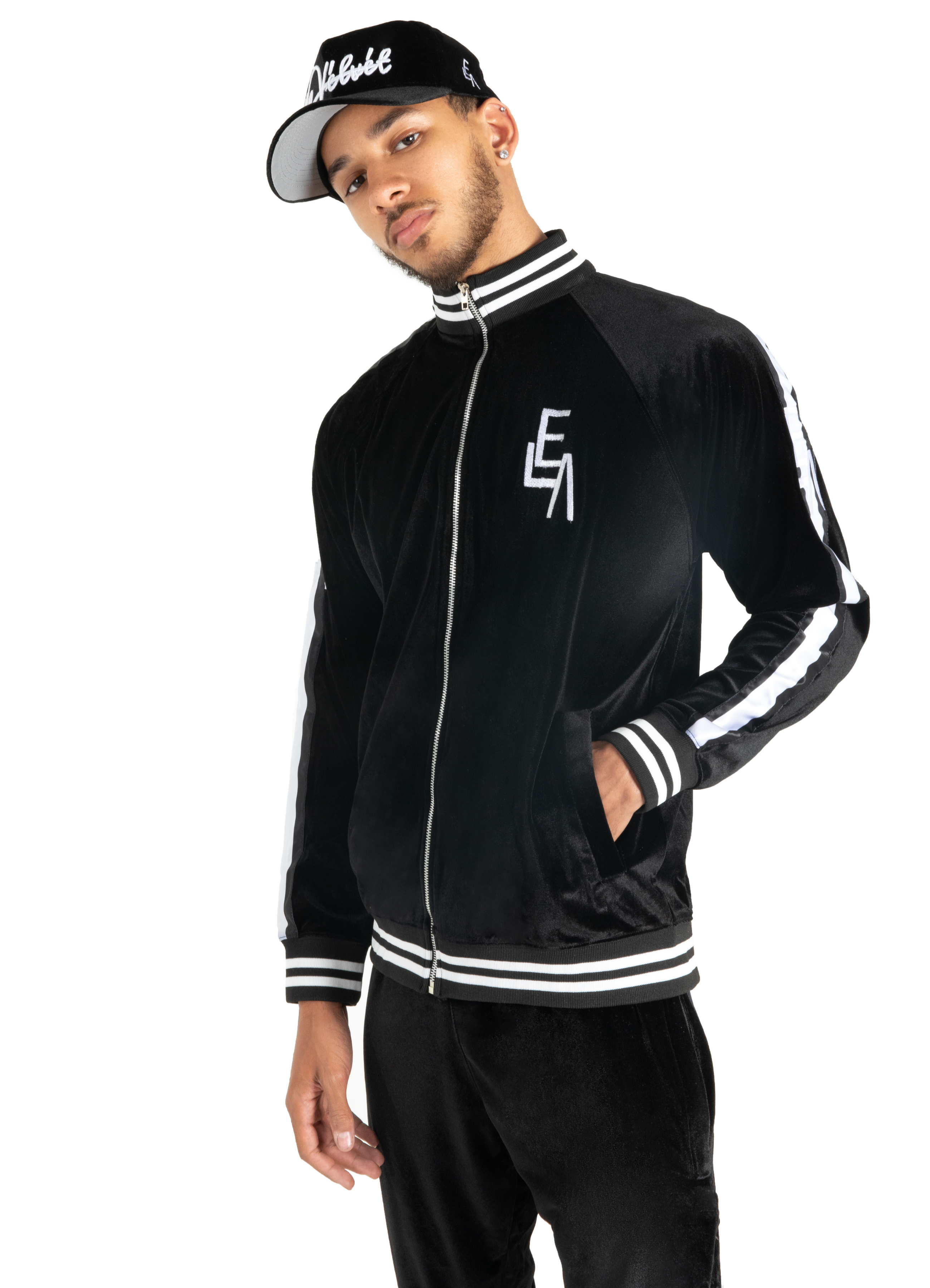 Black & White Jordan Tracksuit