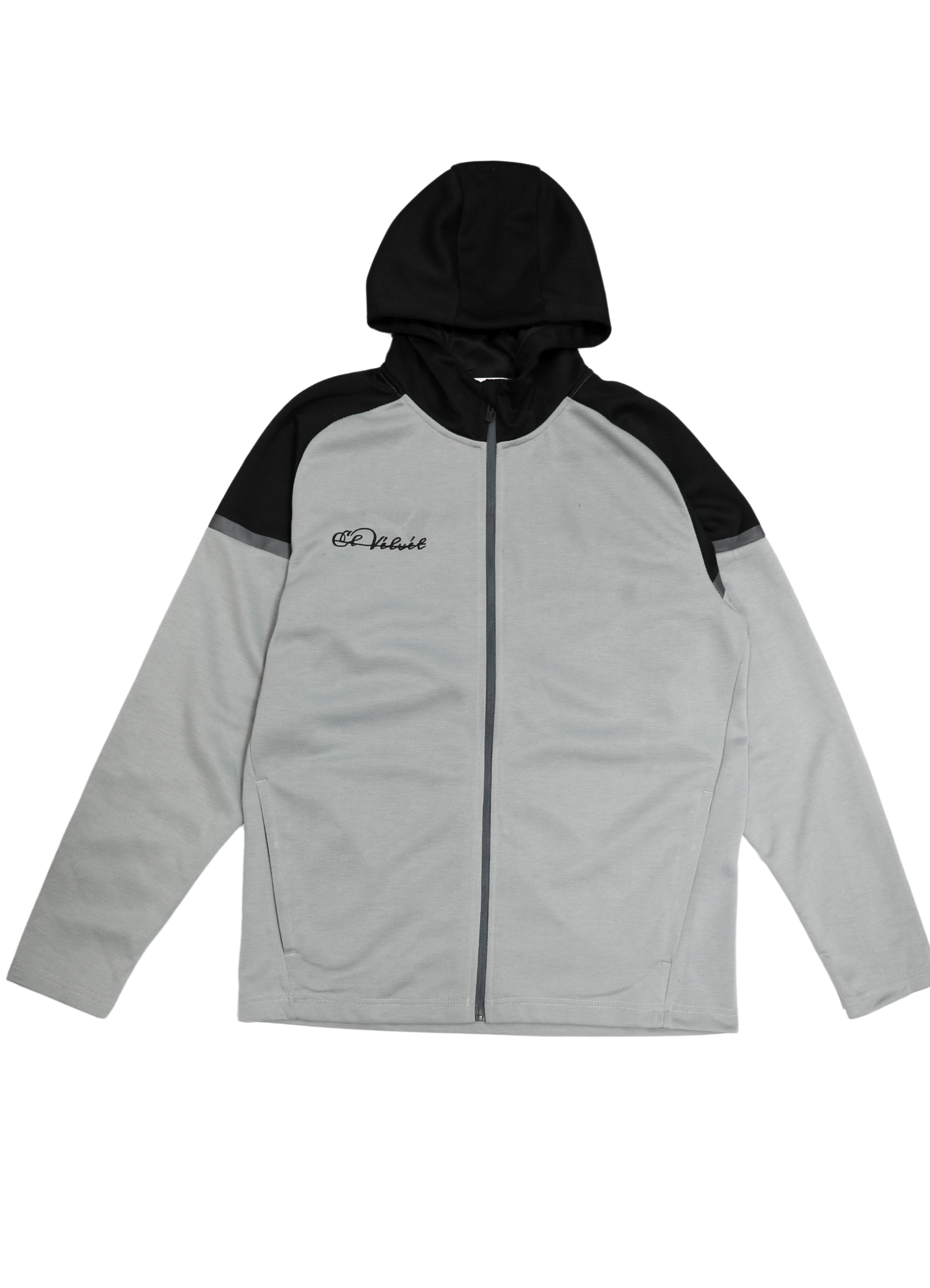 Grey & Black Moses Track Top