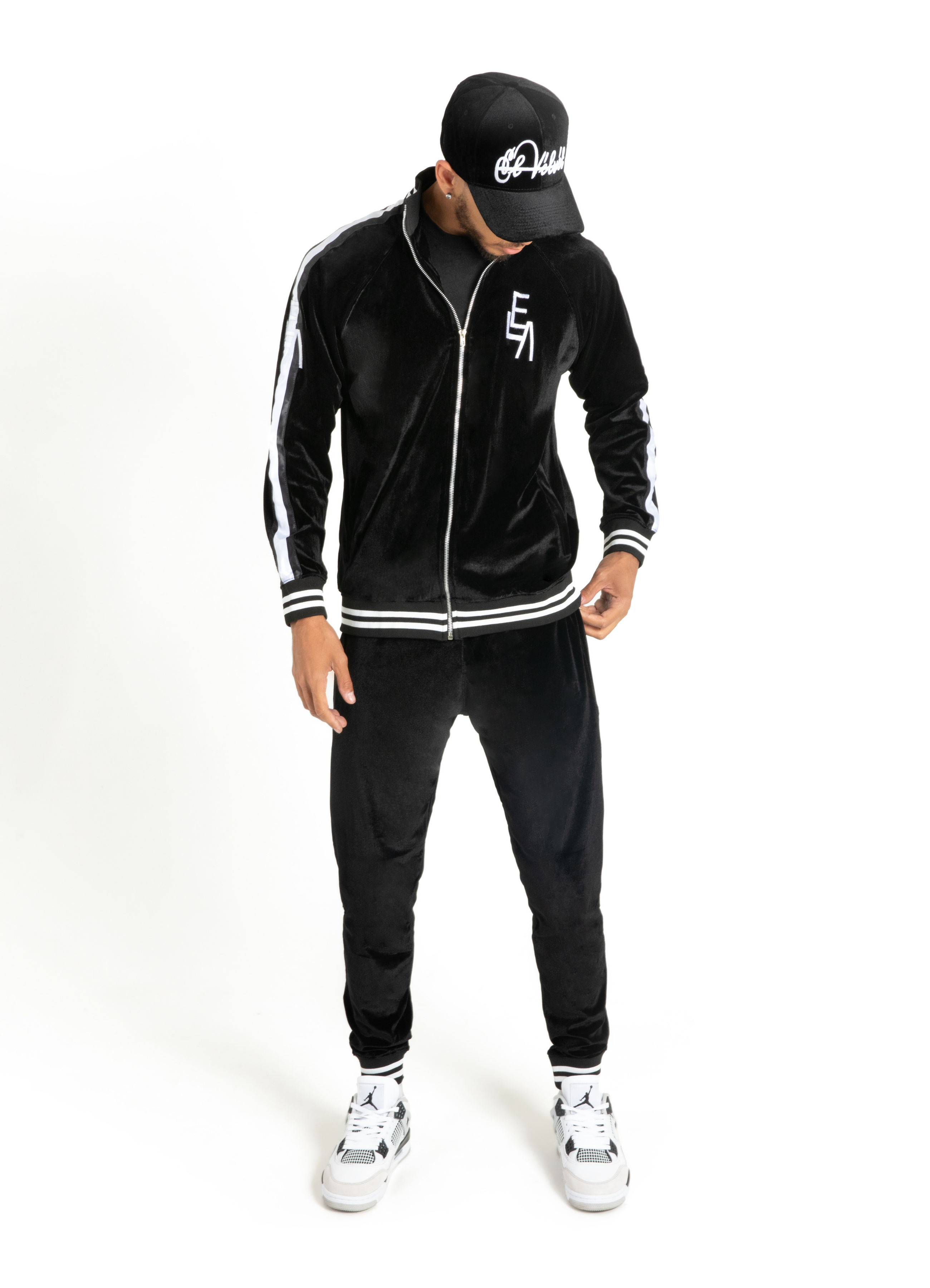 Black & White Jordan Tracksuit