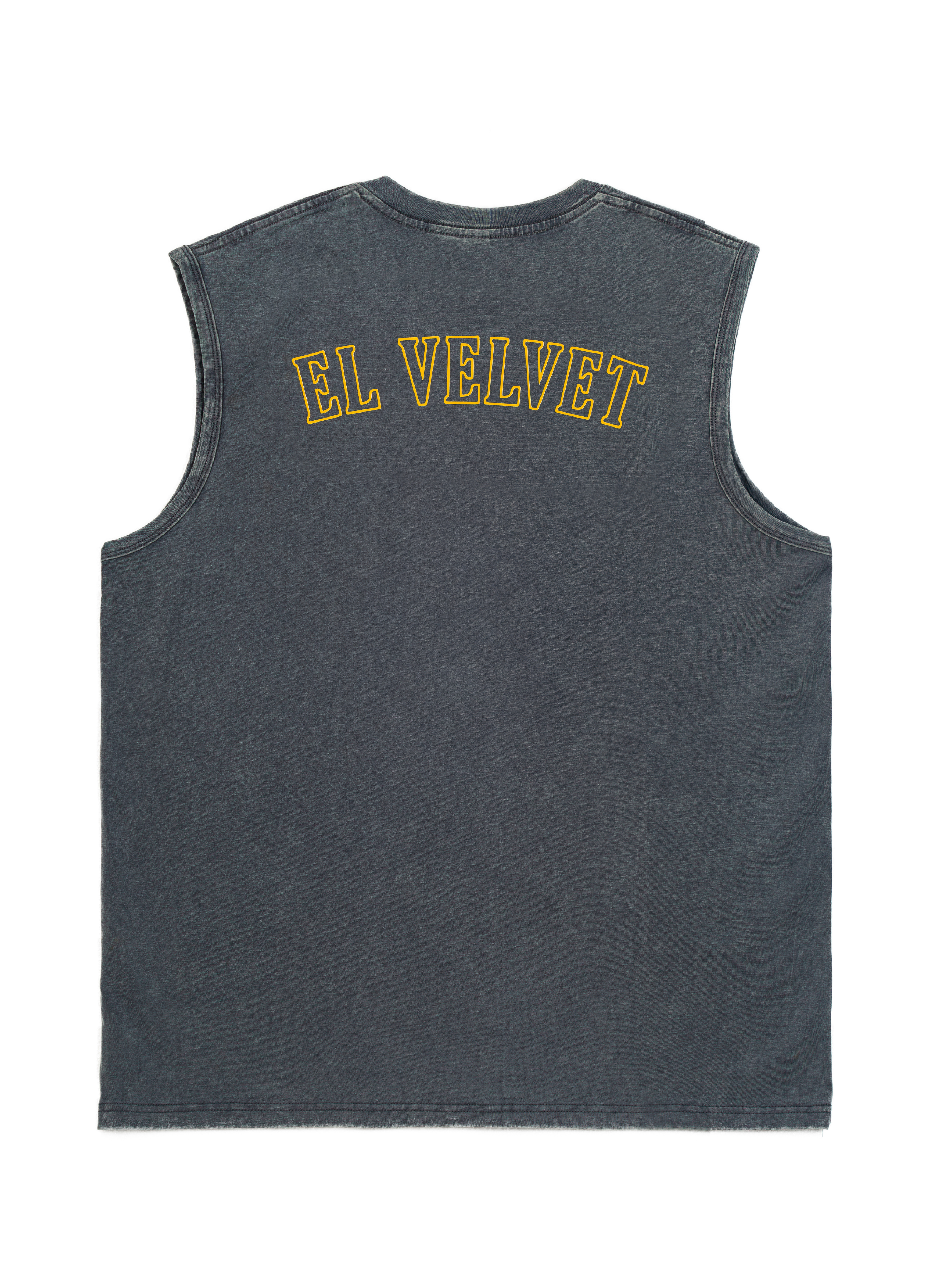 Grey Washed 'STUPID CUPID' Graphic Sleeveless Top