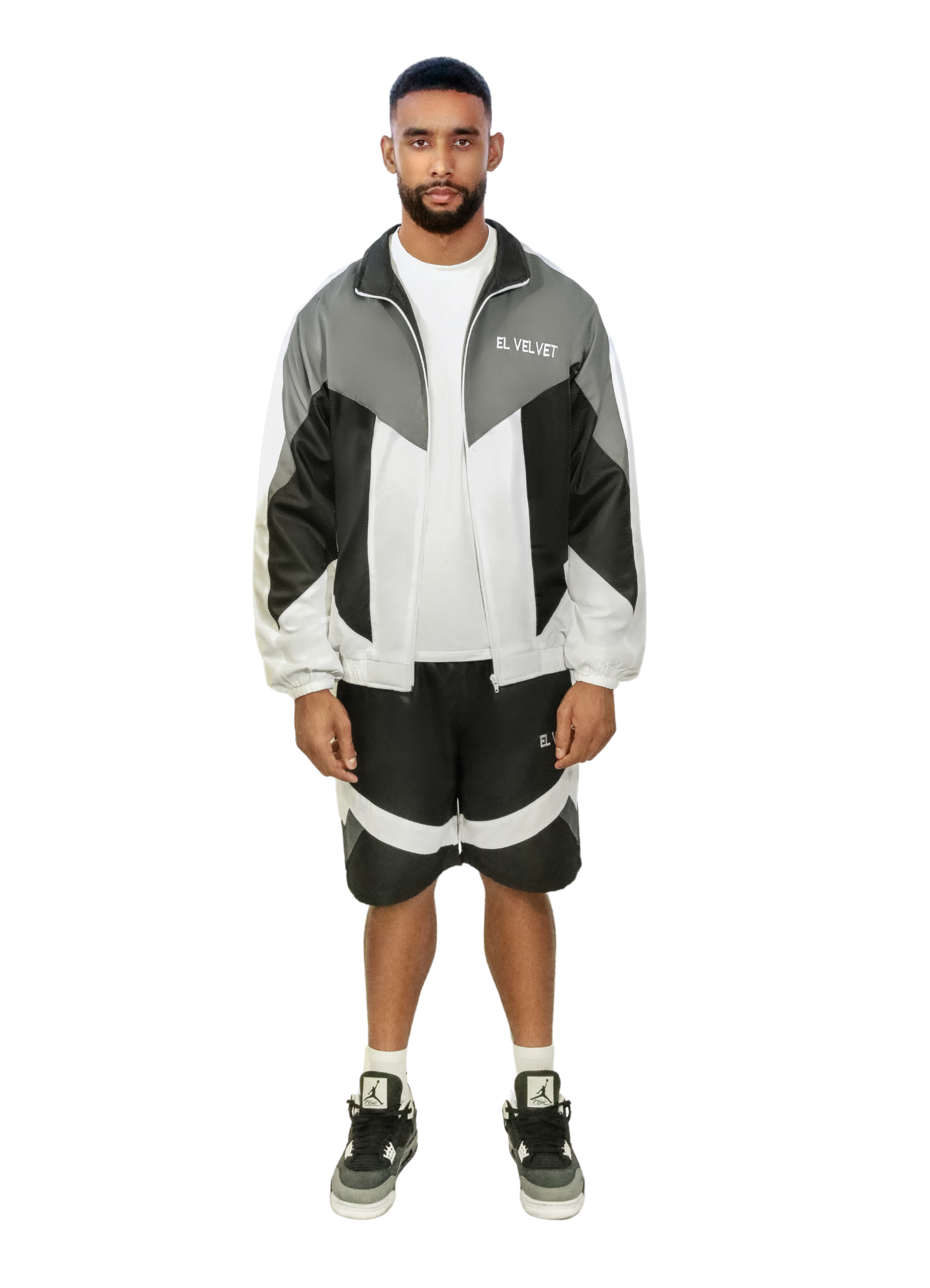 ISAZ White & Black Short set