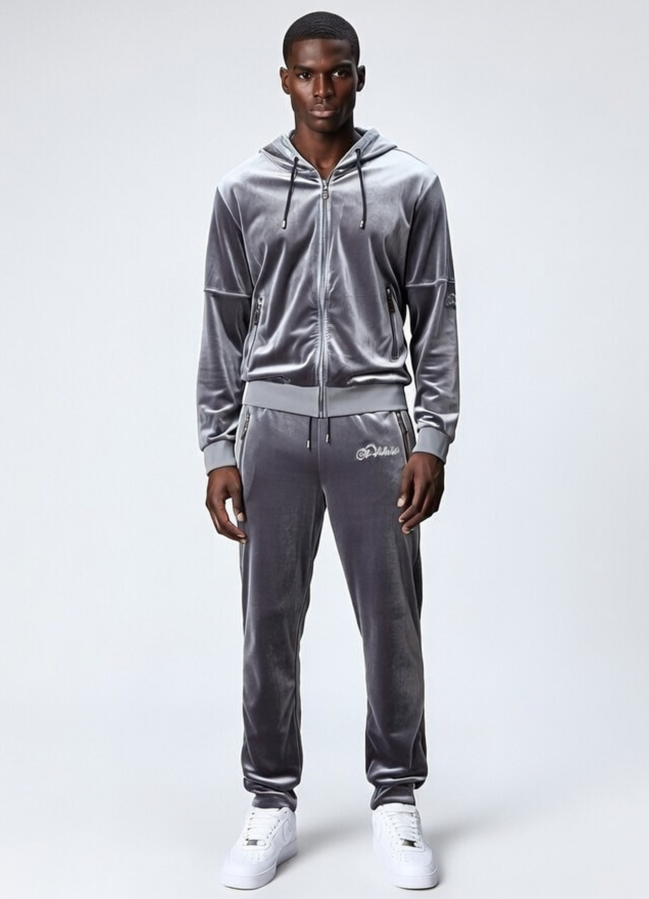 Grey Vélvét Full Tracksuit
