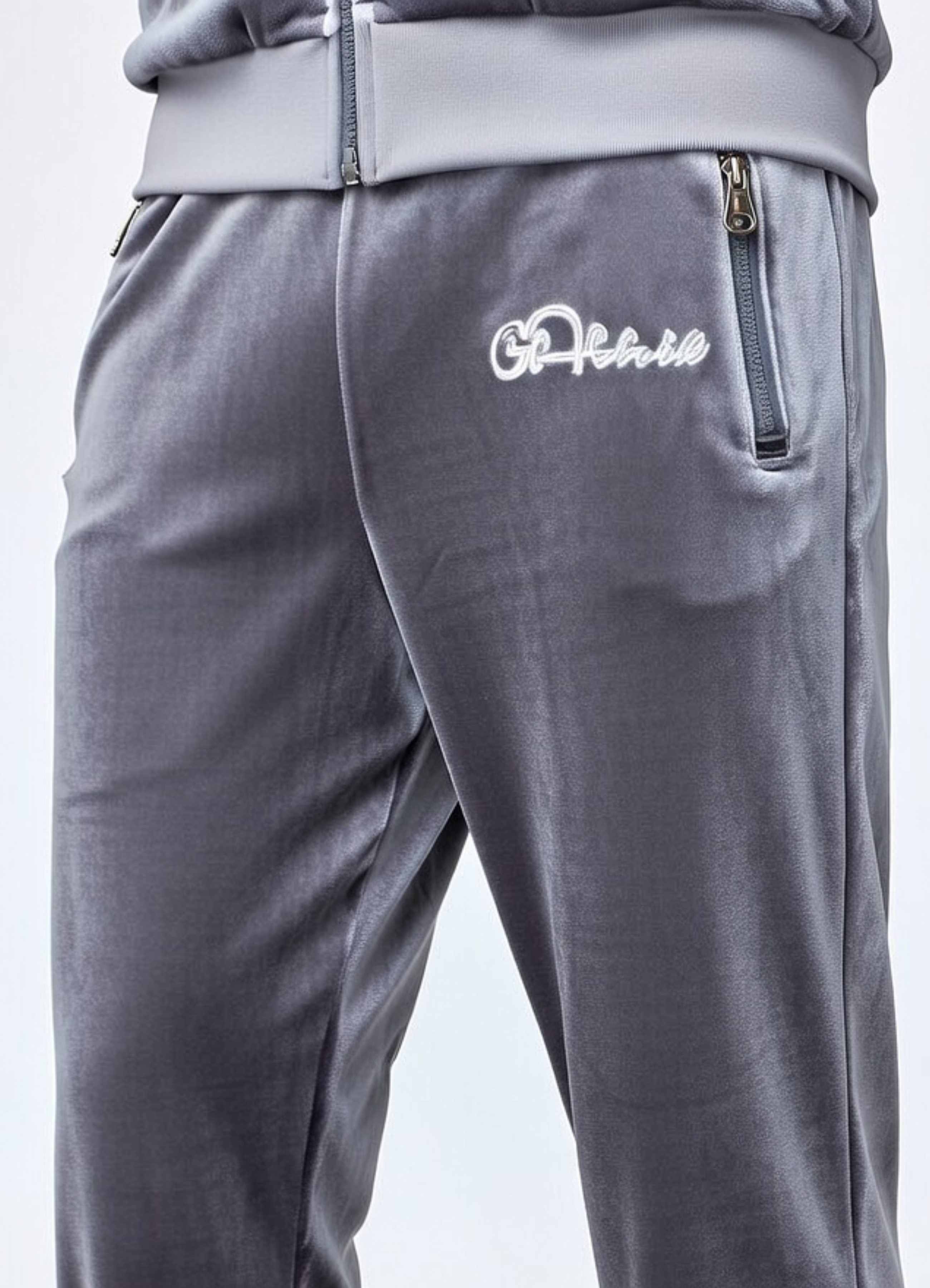 Grey Vélvét Full Tracksuit