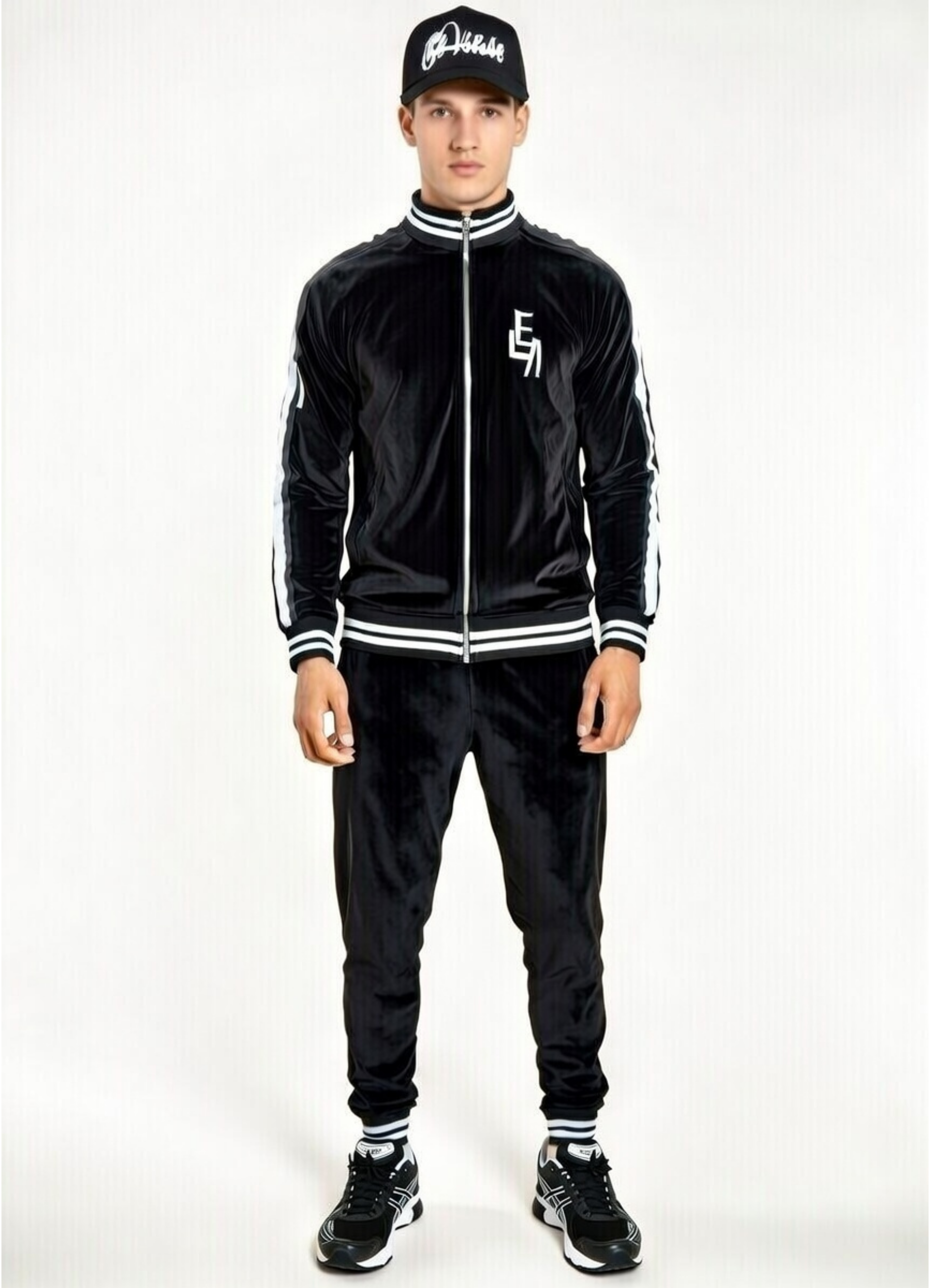 Black & White Jordan Tracksuit