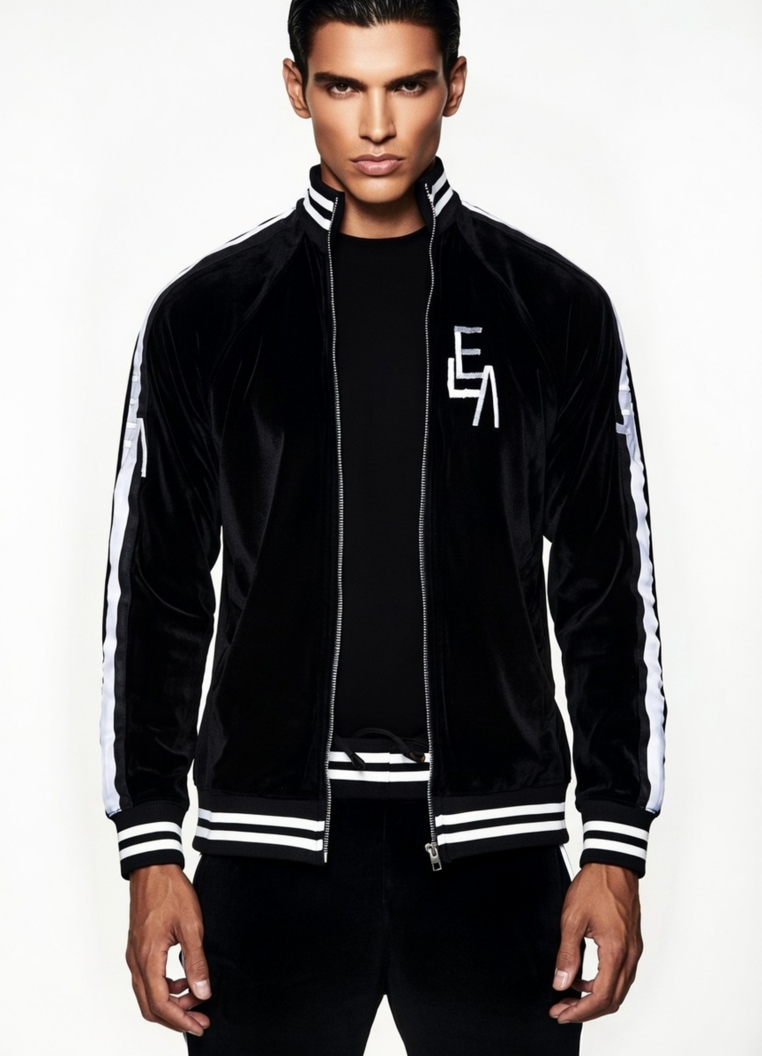 Black & White Jordan Tracksuit