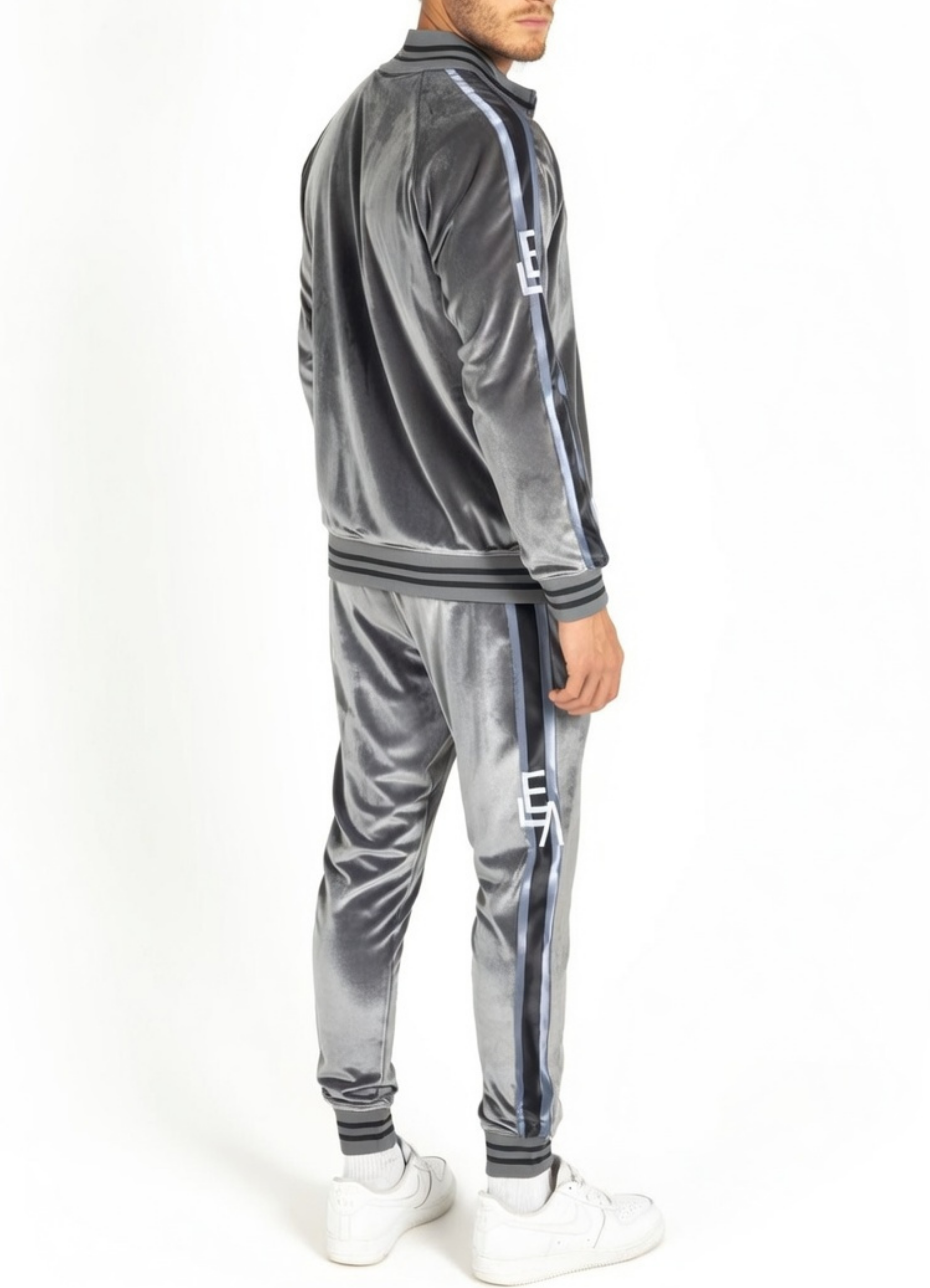 Grey & Black Jordan Tracksuit