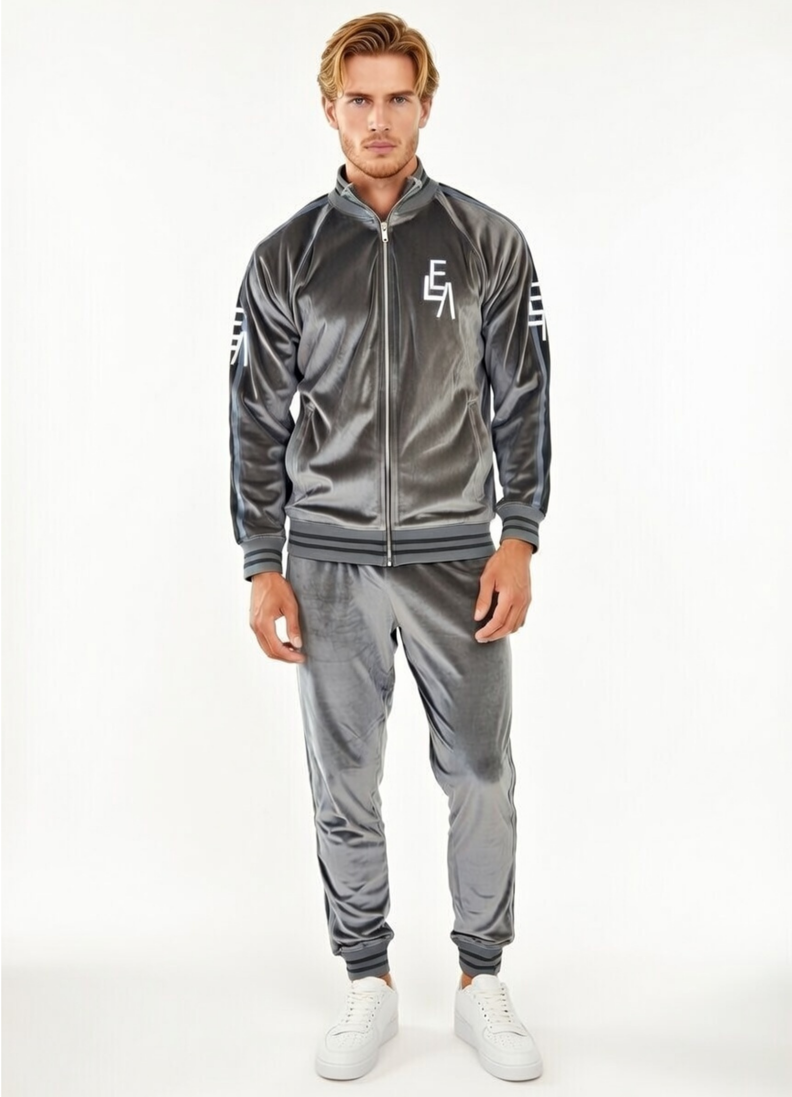 Grey & Black Jordan Tracksuit