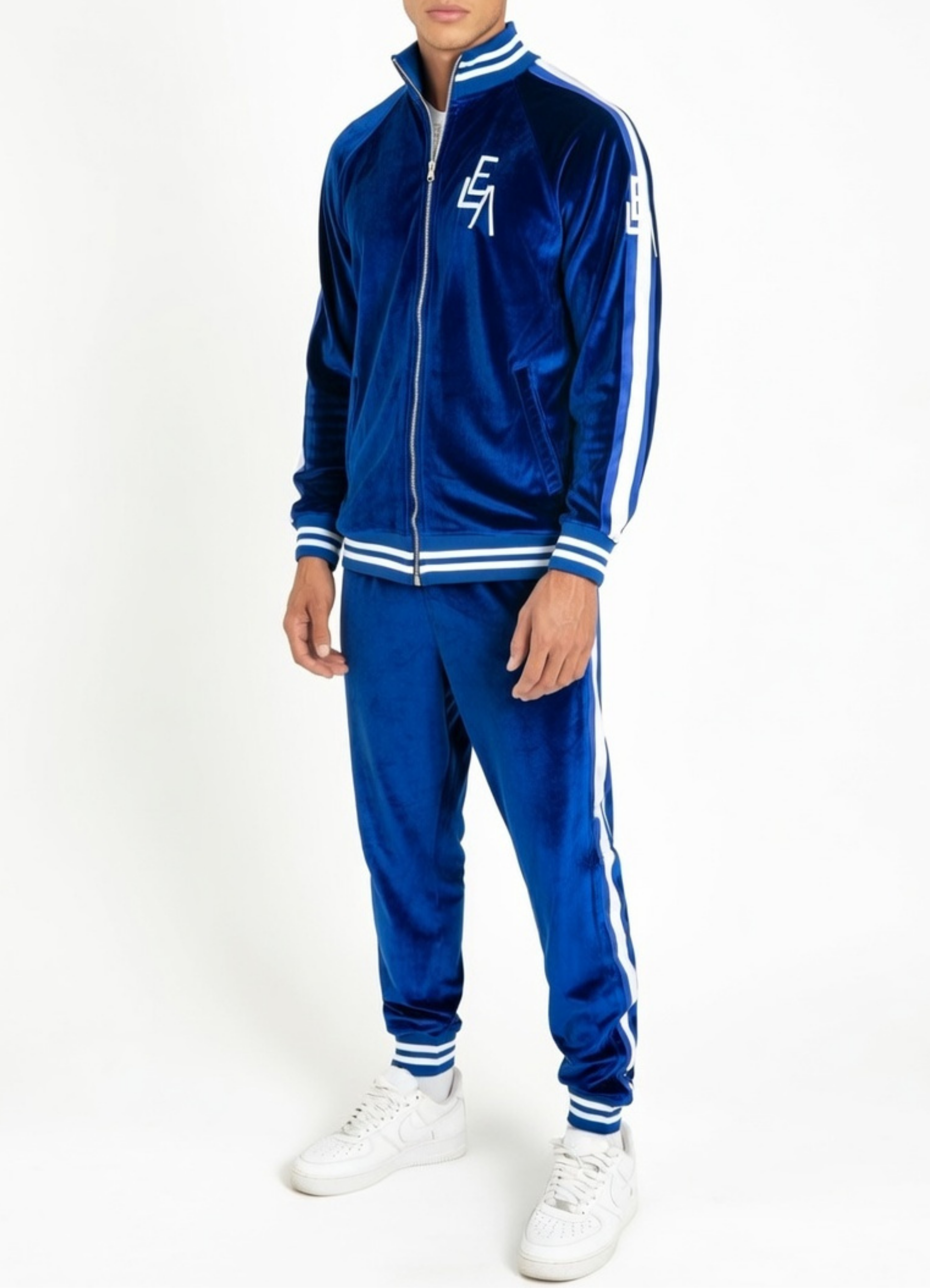 Royal Blue & White Jordan Tracksuit