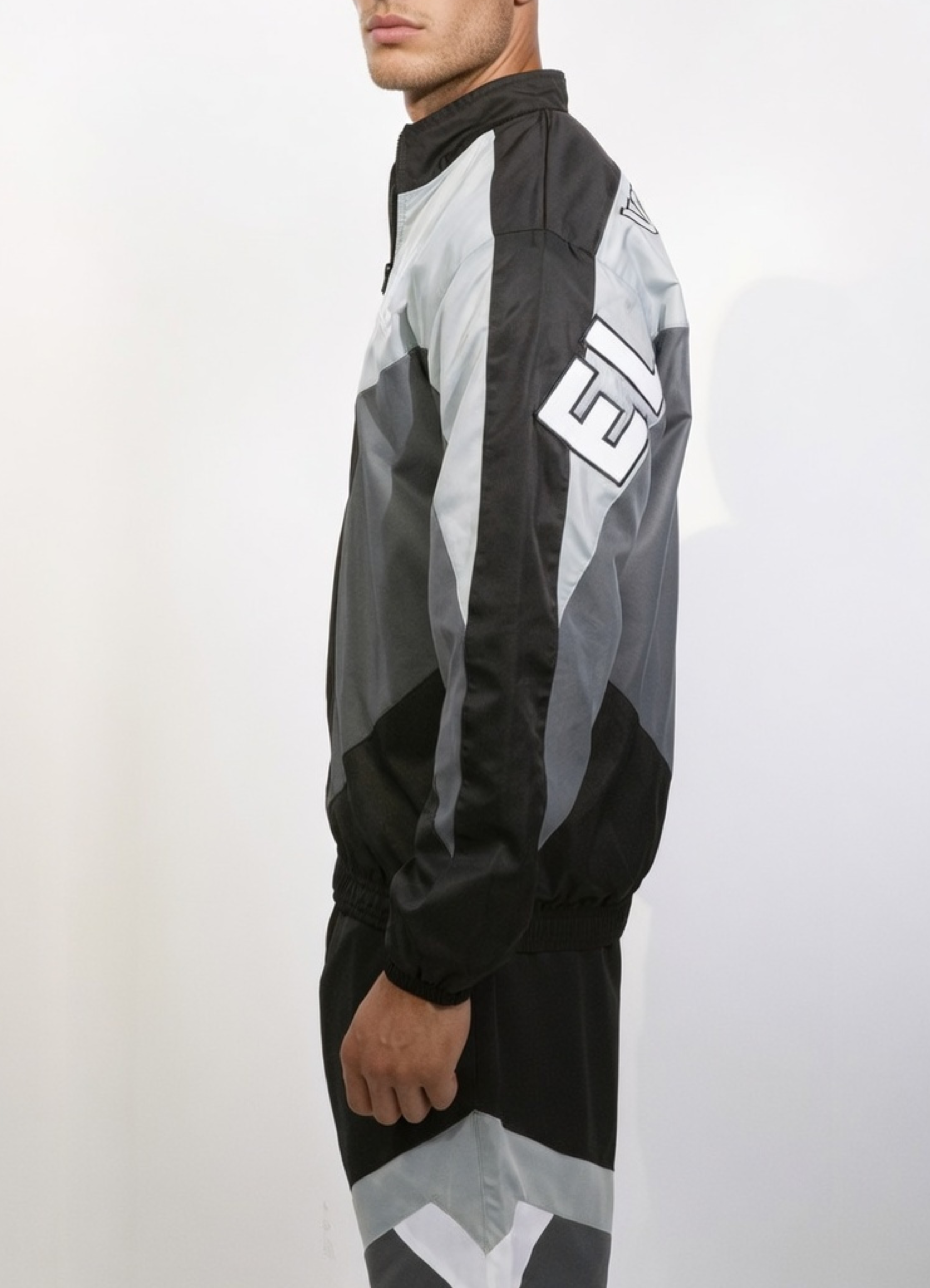 ISAZ Grey & Black Short Set