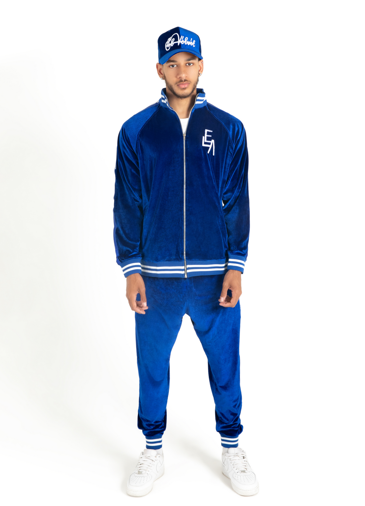 Blue jordan tracksuit discount