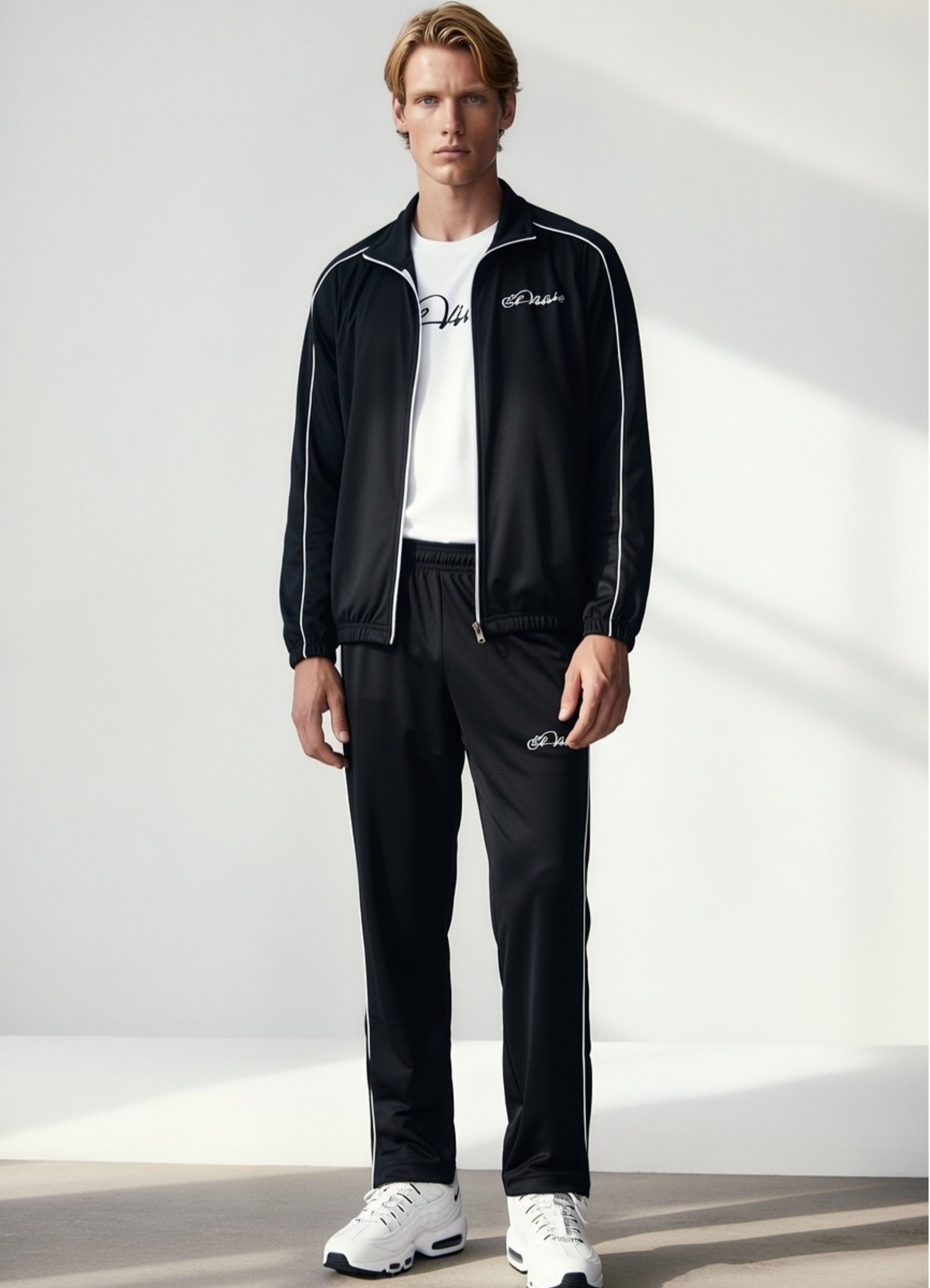 Black Striped Exodus Tracksuit