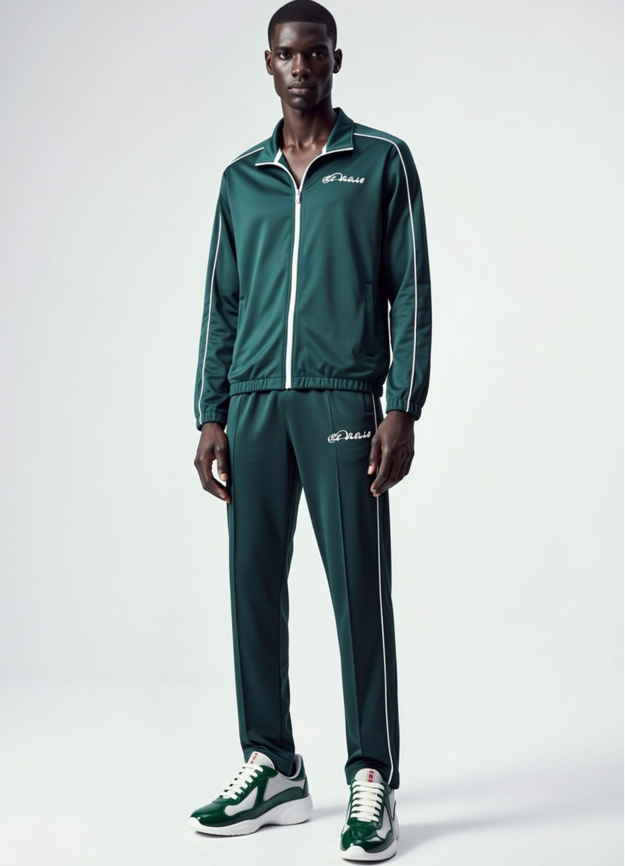 Khaki Striped Exodus Tracksuit