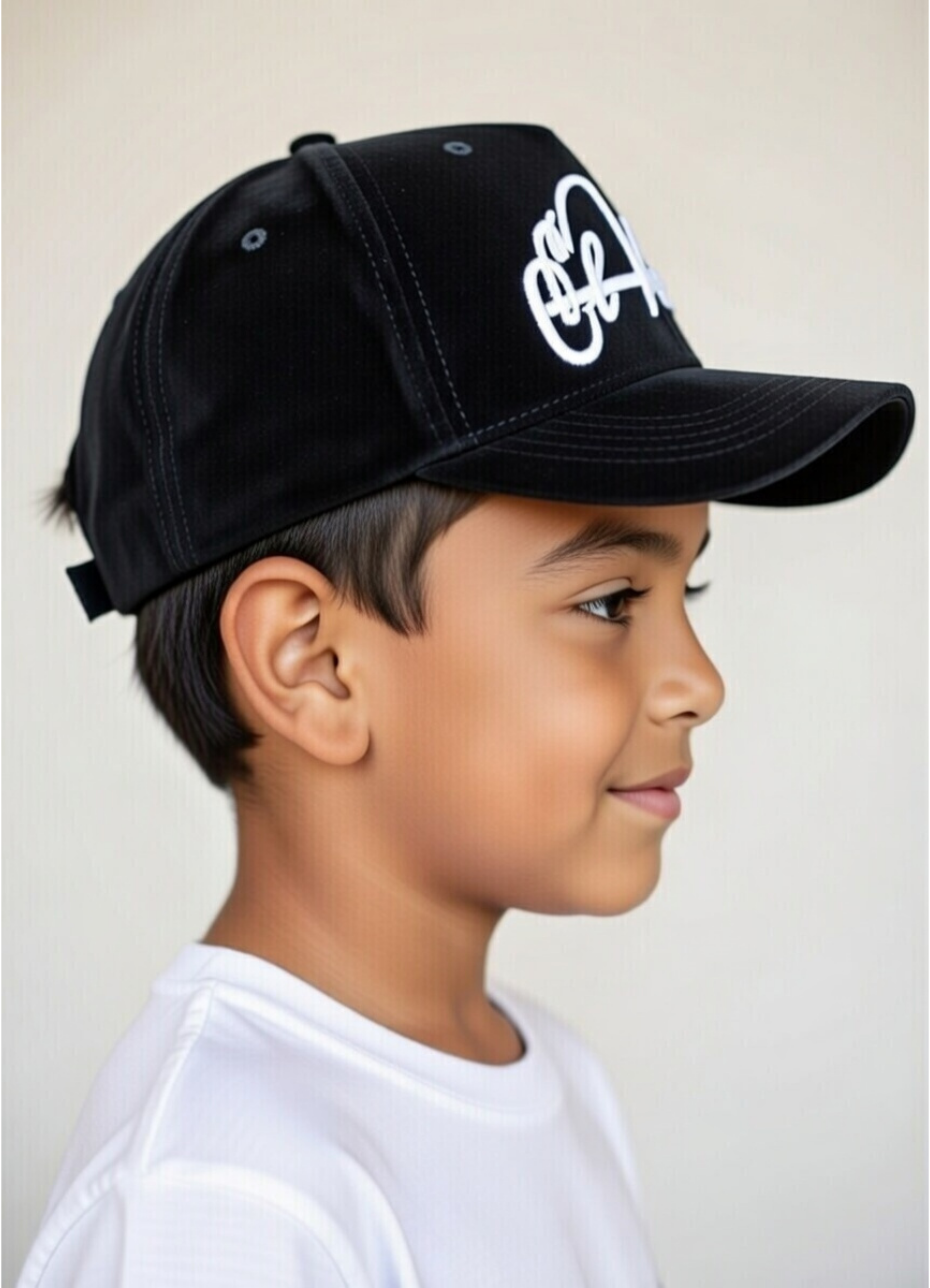 KIDS Black Velvet Cap