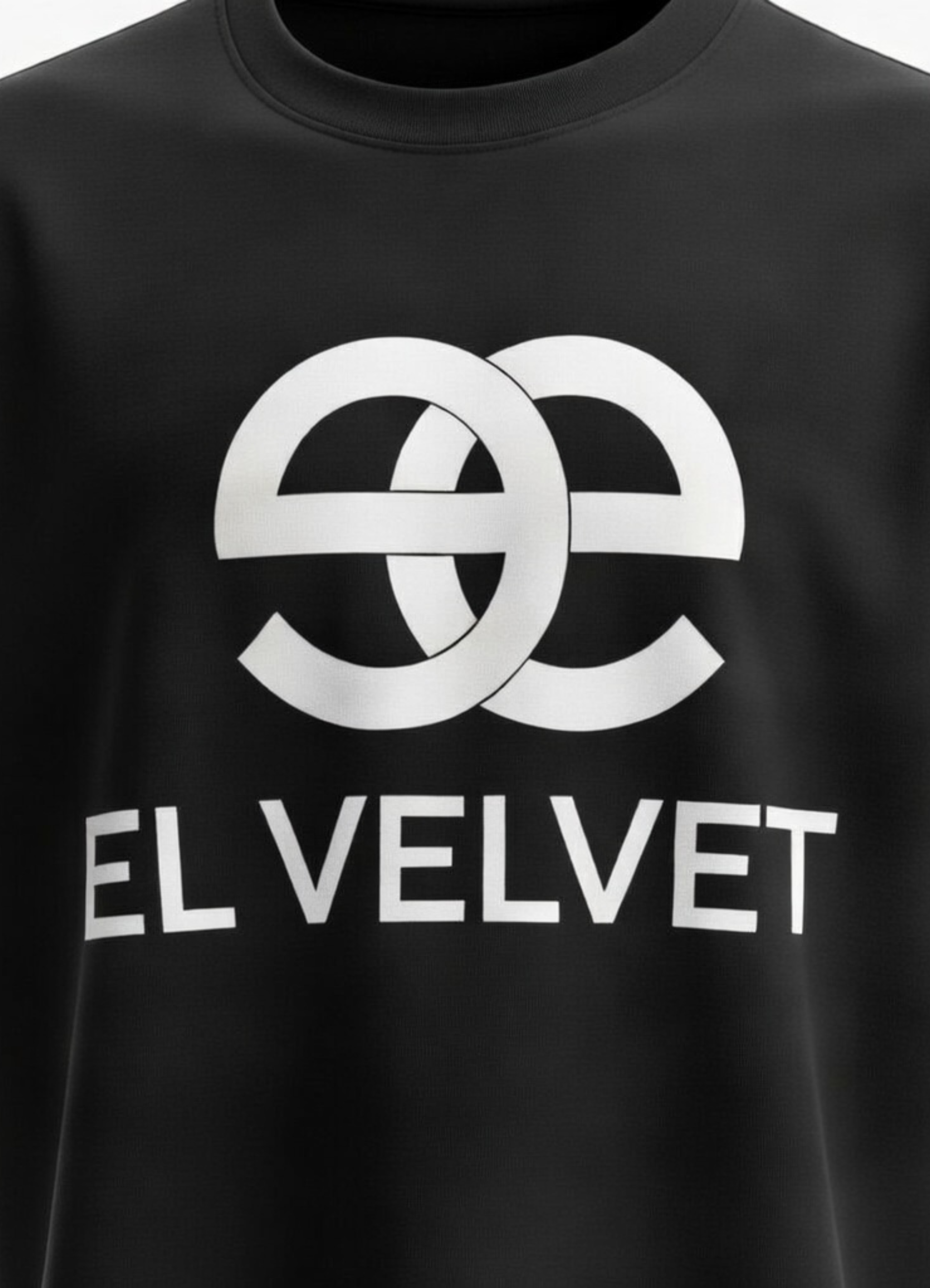 Men - Black El Velvet Elegant Basic T Shirt