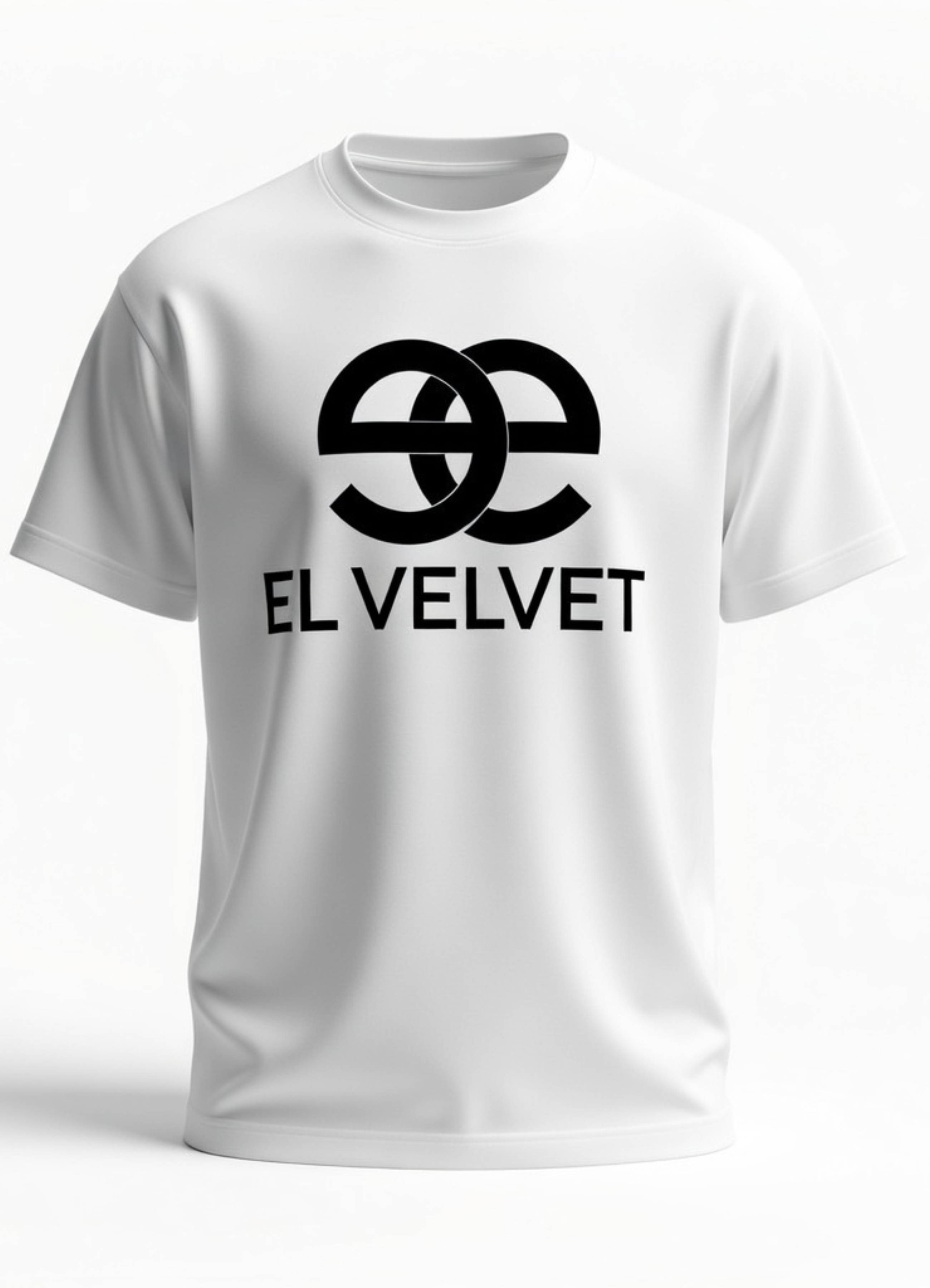 Women - White El Velvet Elegant Basic T Shirt