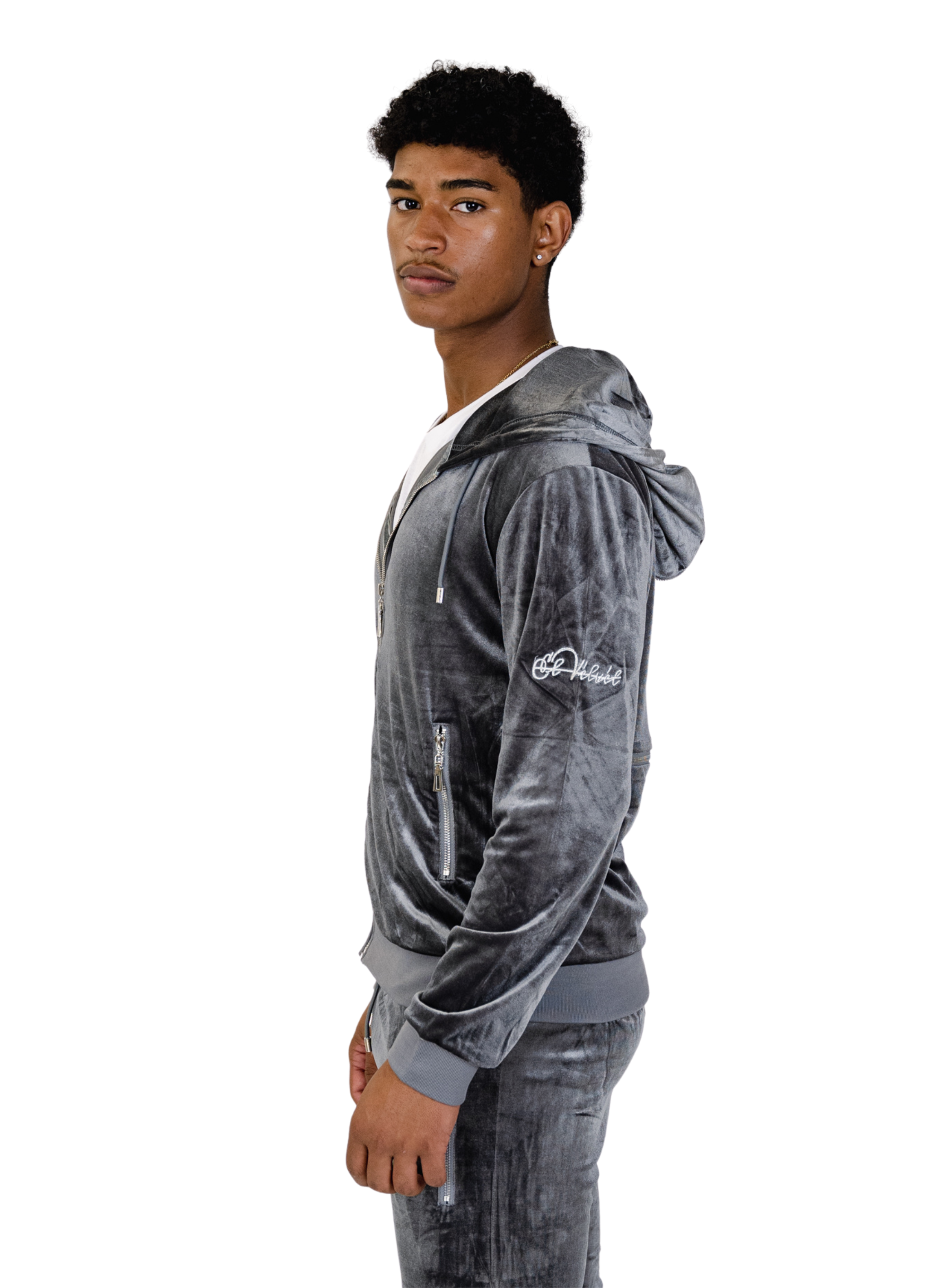 Grey Vélvét Full Tracksuit
