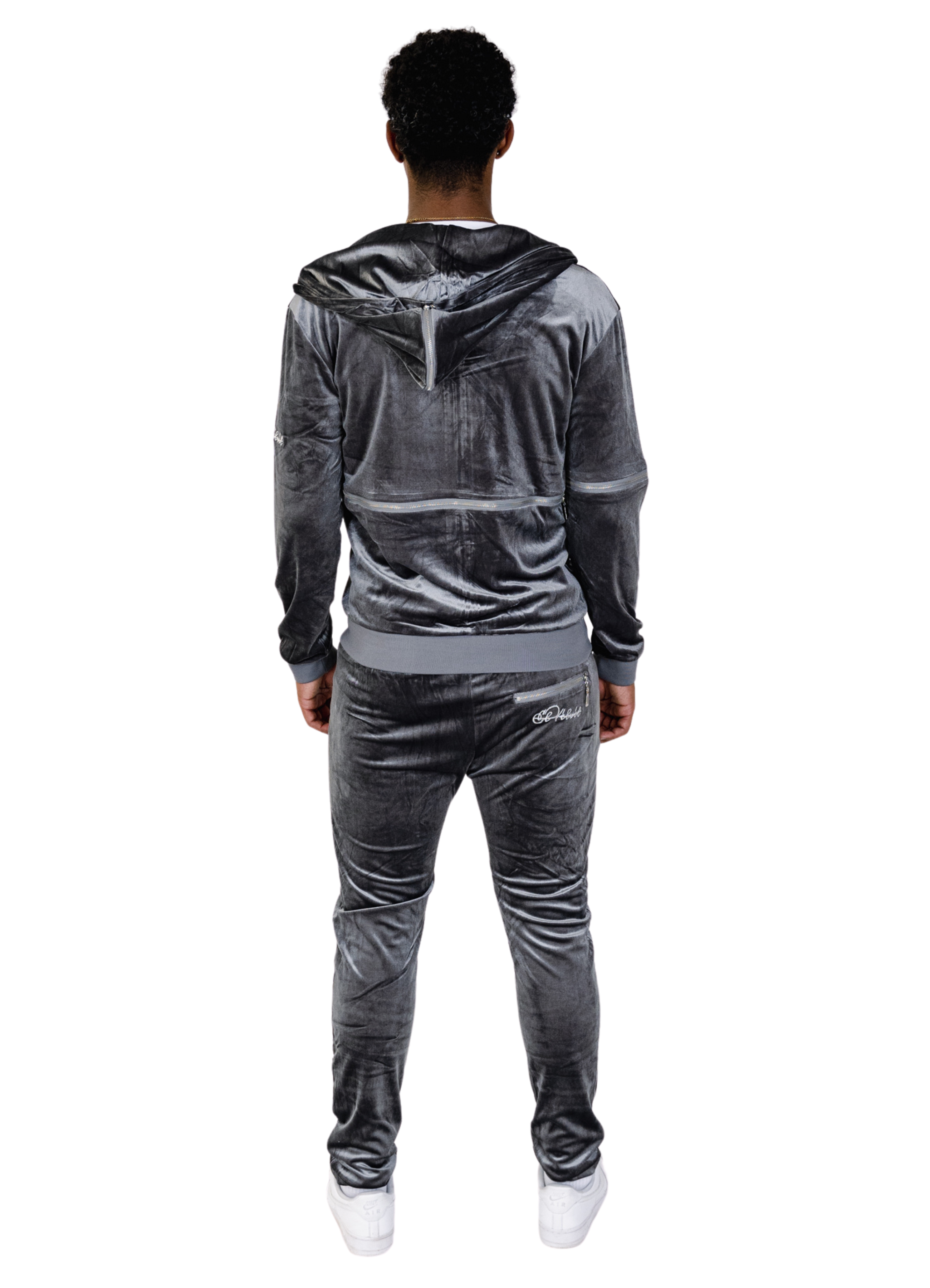 Grey Vélvét Full Tracksuit