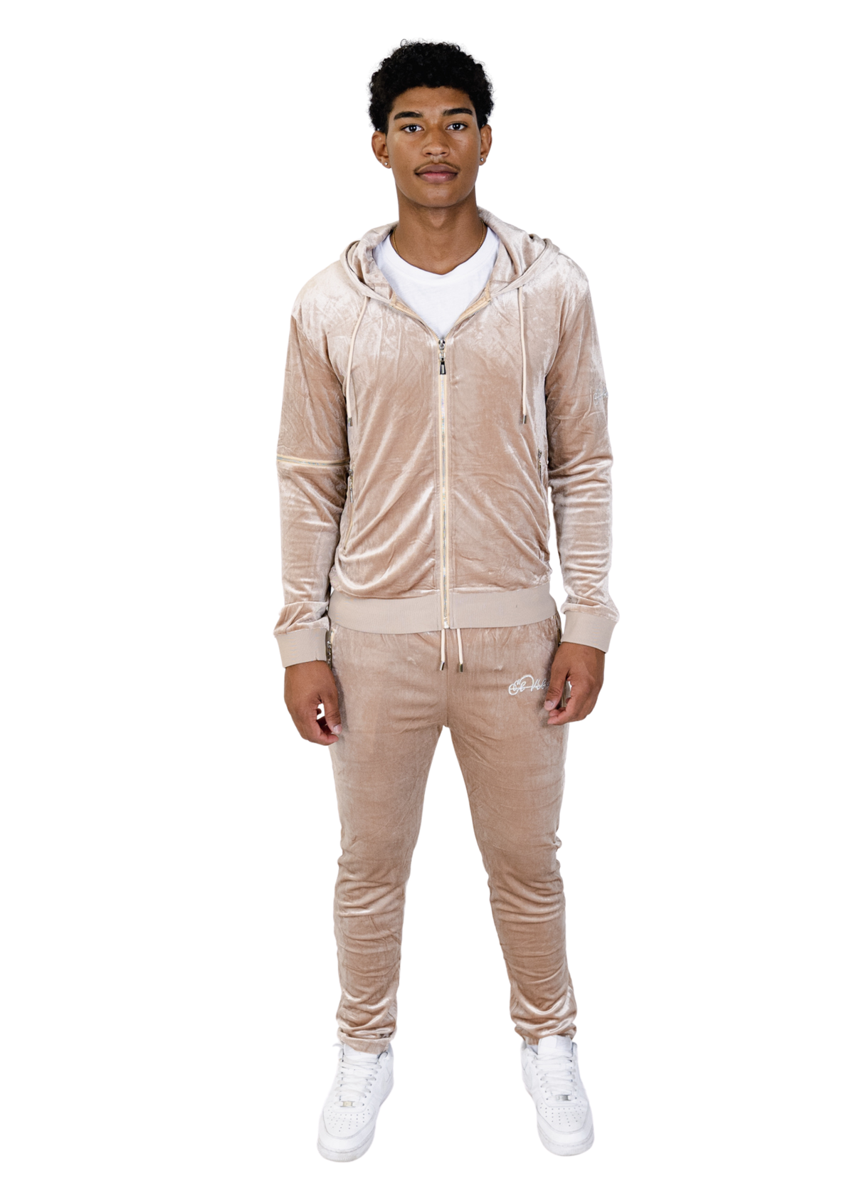 Mens el velvet tracksuit hotsell