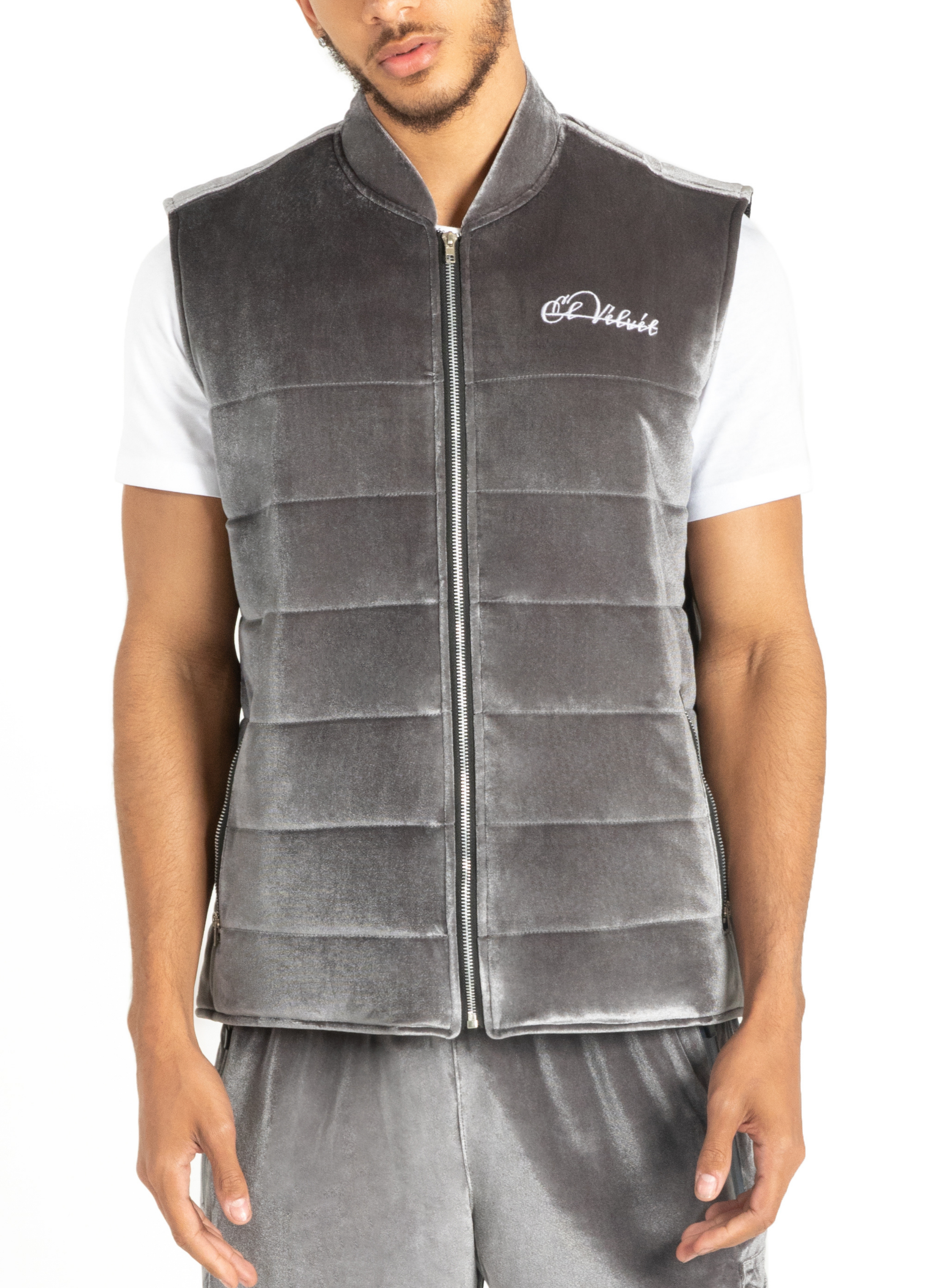 Grey Velvet DAVE Full Short Set