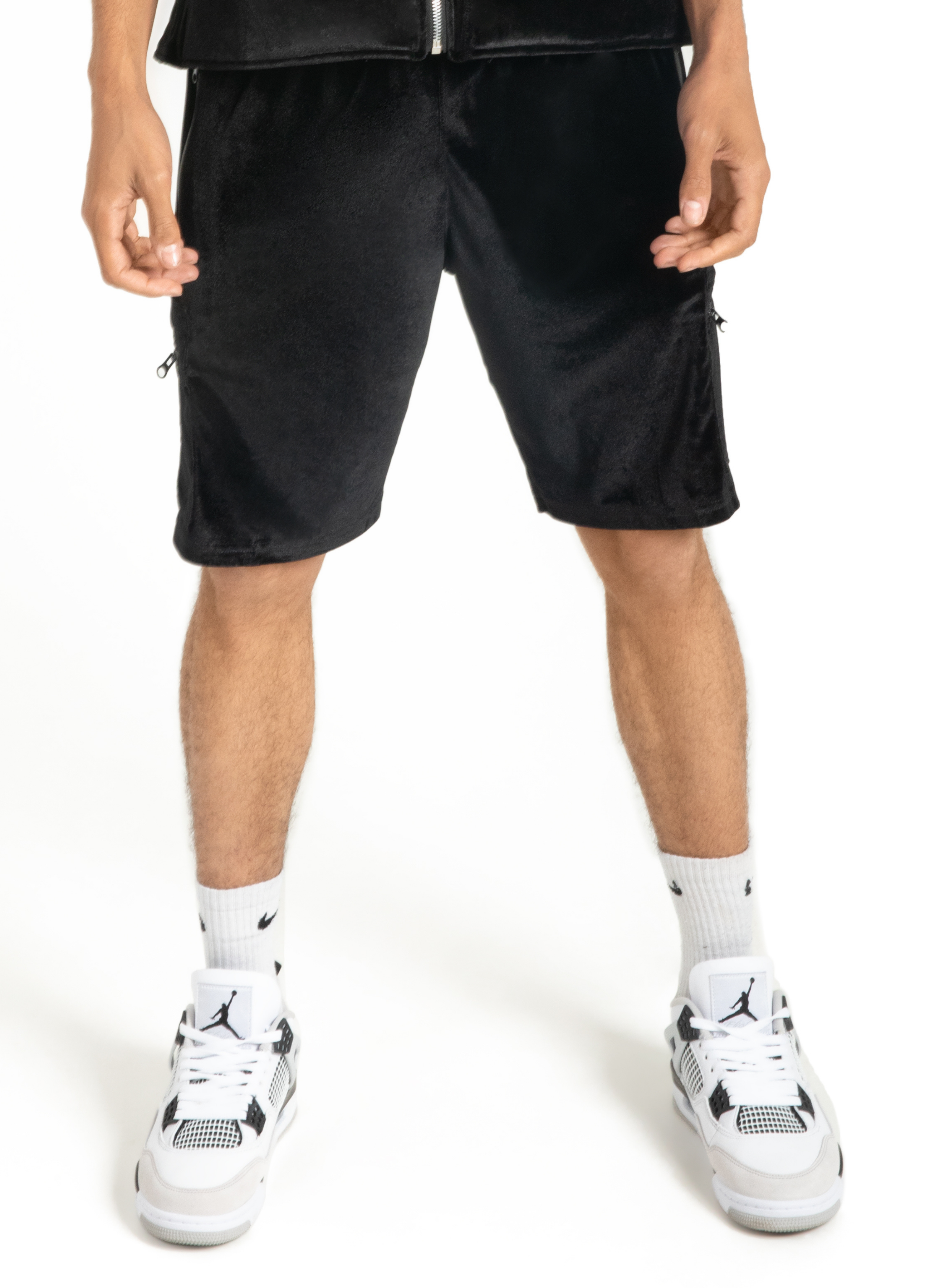 Black Velvet DAVE Full Short Set