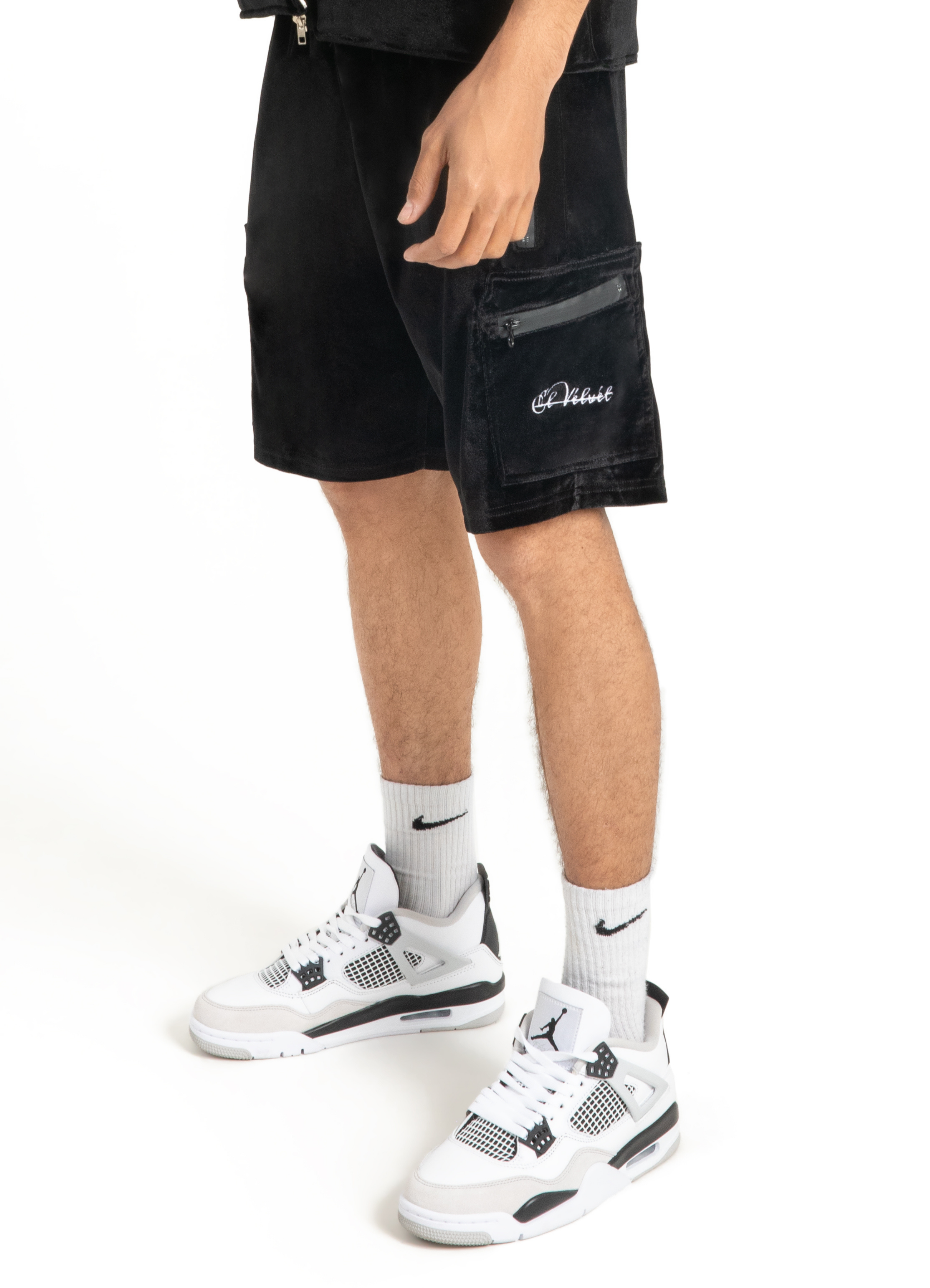 Black Velvet DAVE Full Short Set