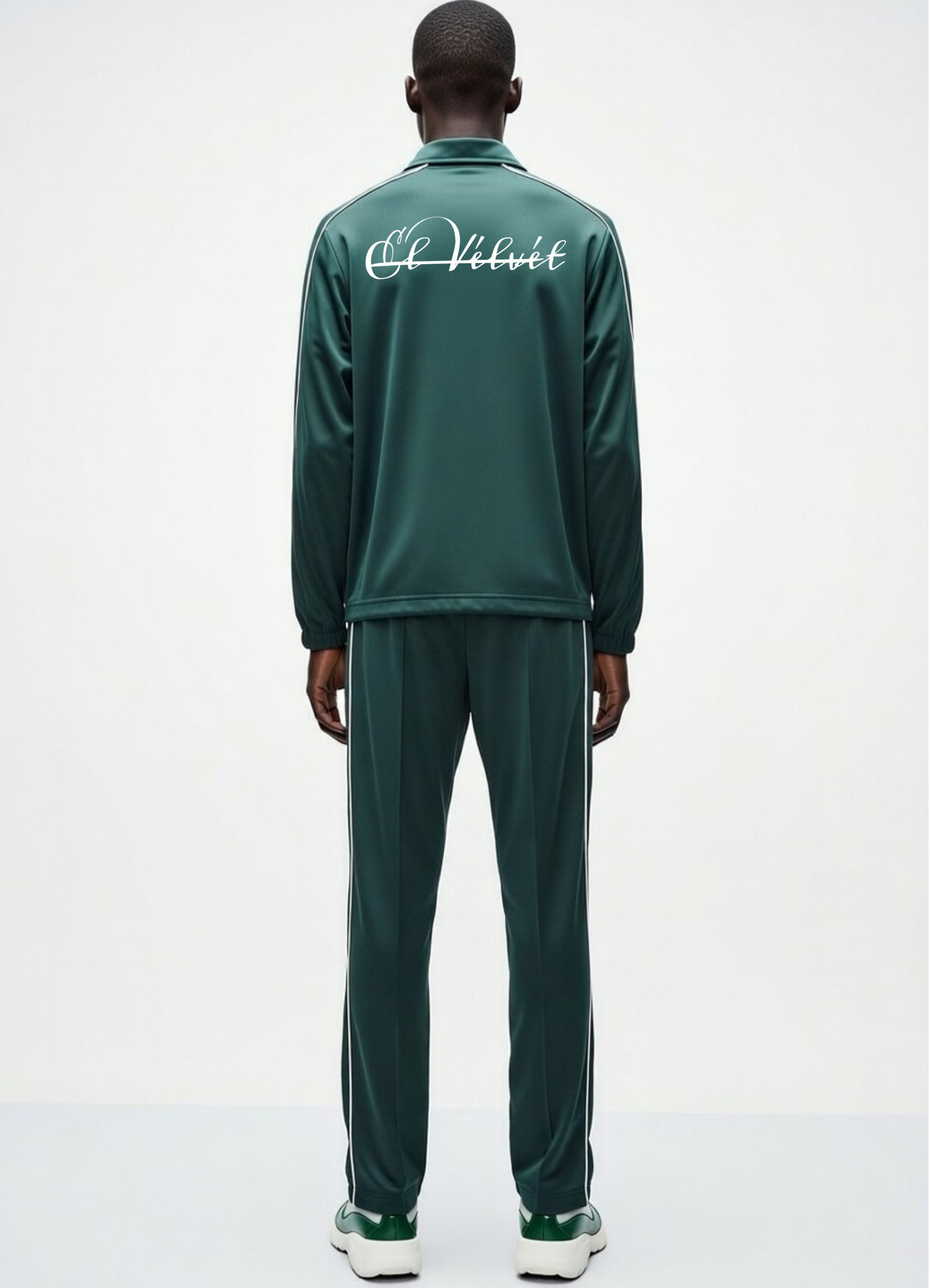 Khaki Striped Exodus Tracksuit