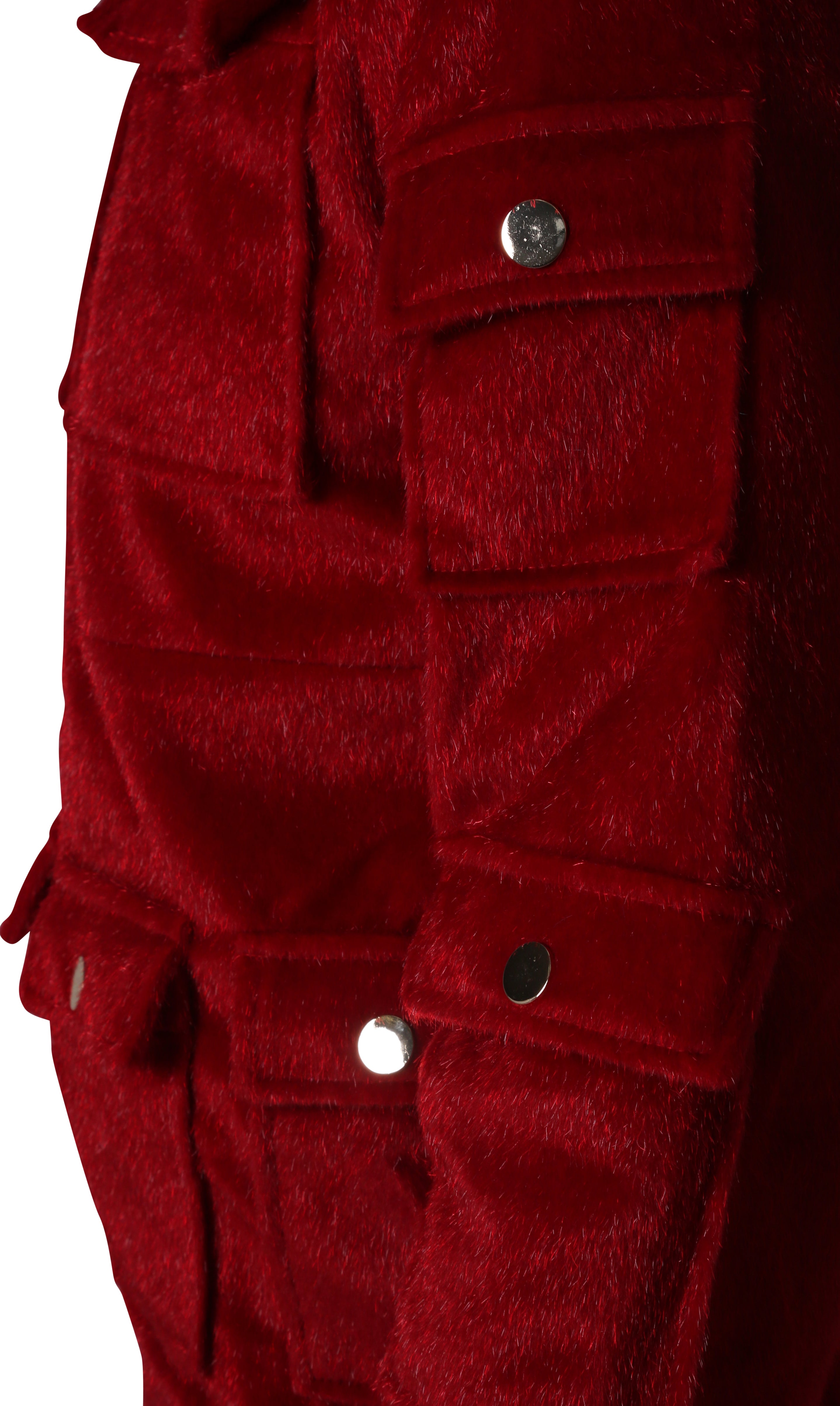Red Sealfur Jacket