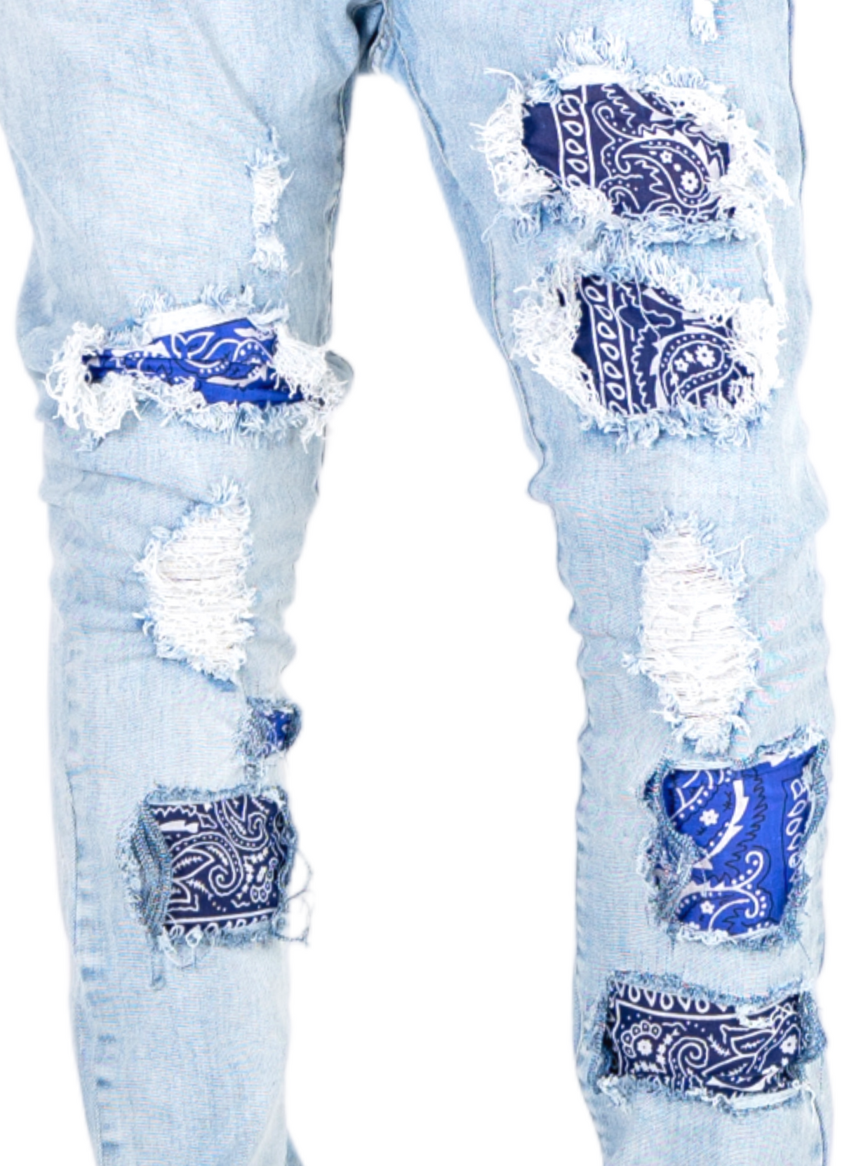 Blue best sale bandana jeans