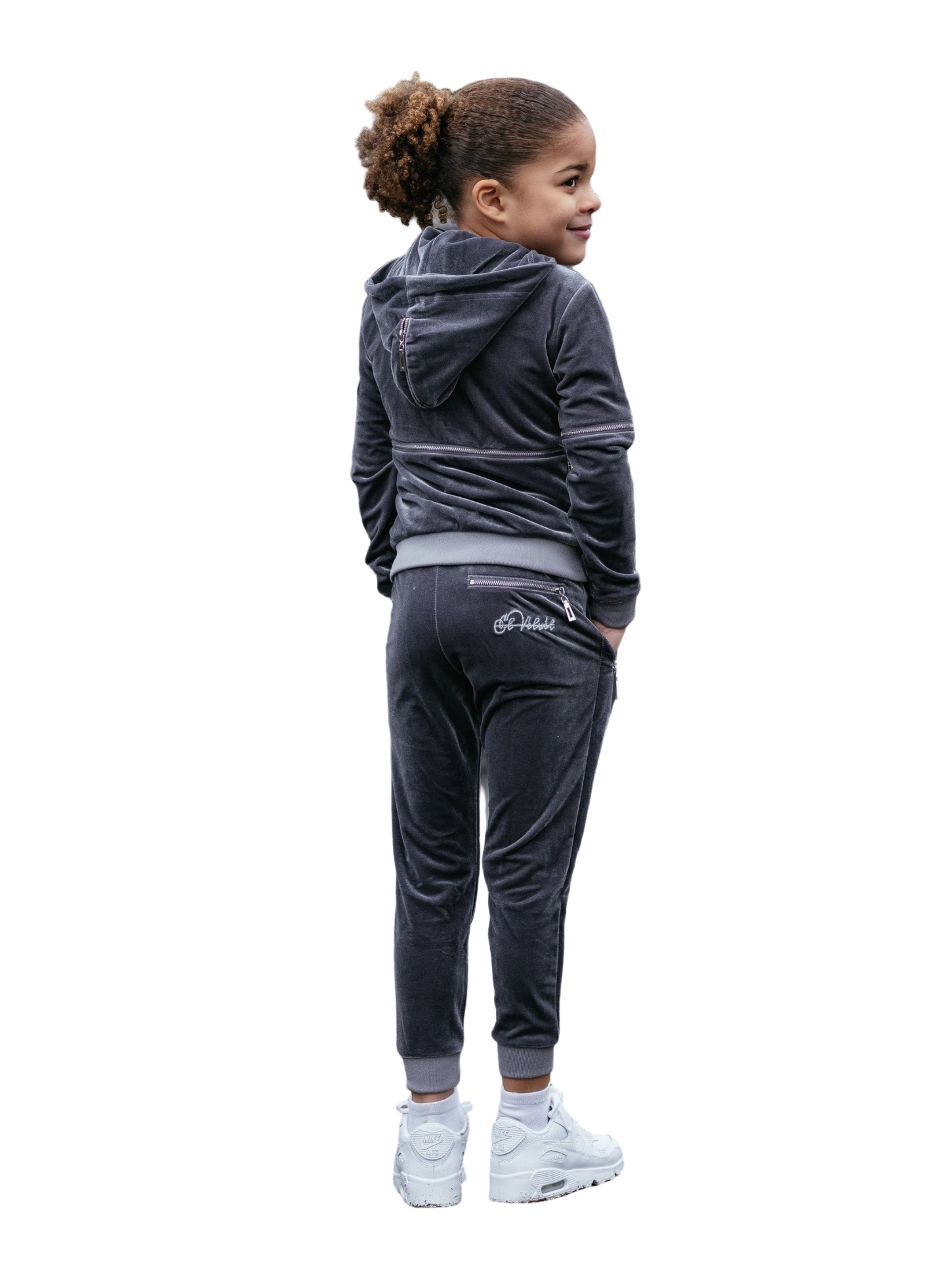 El velvet tracksuit deals junior
