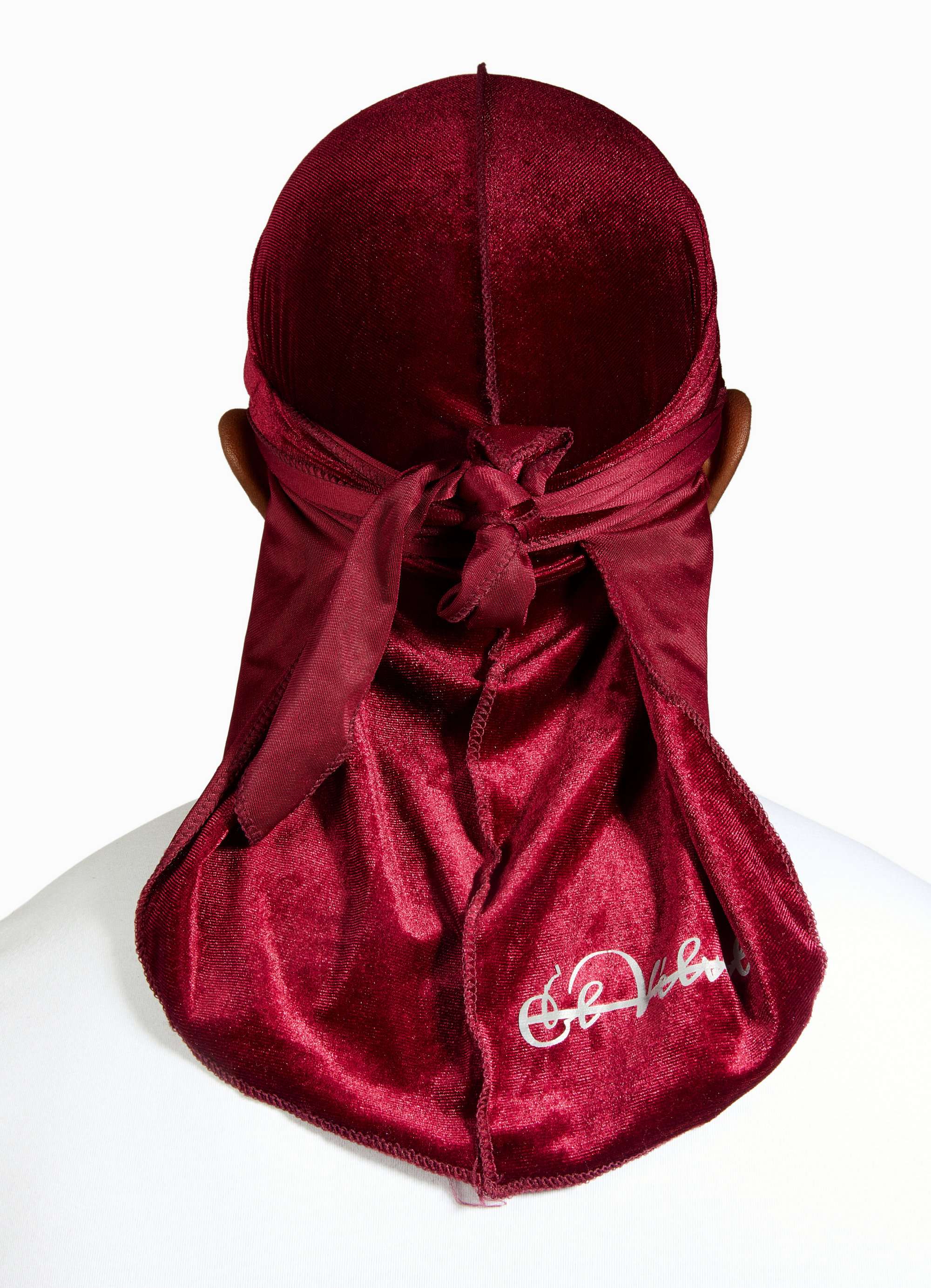 Burgundy Velvet Durag