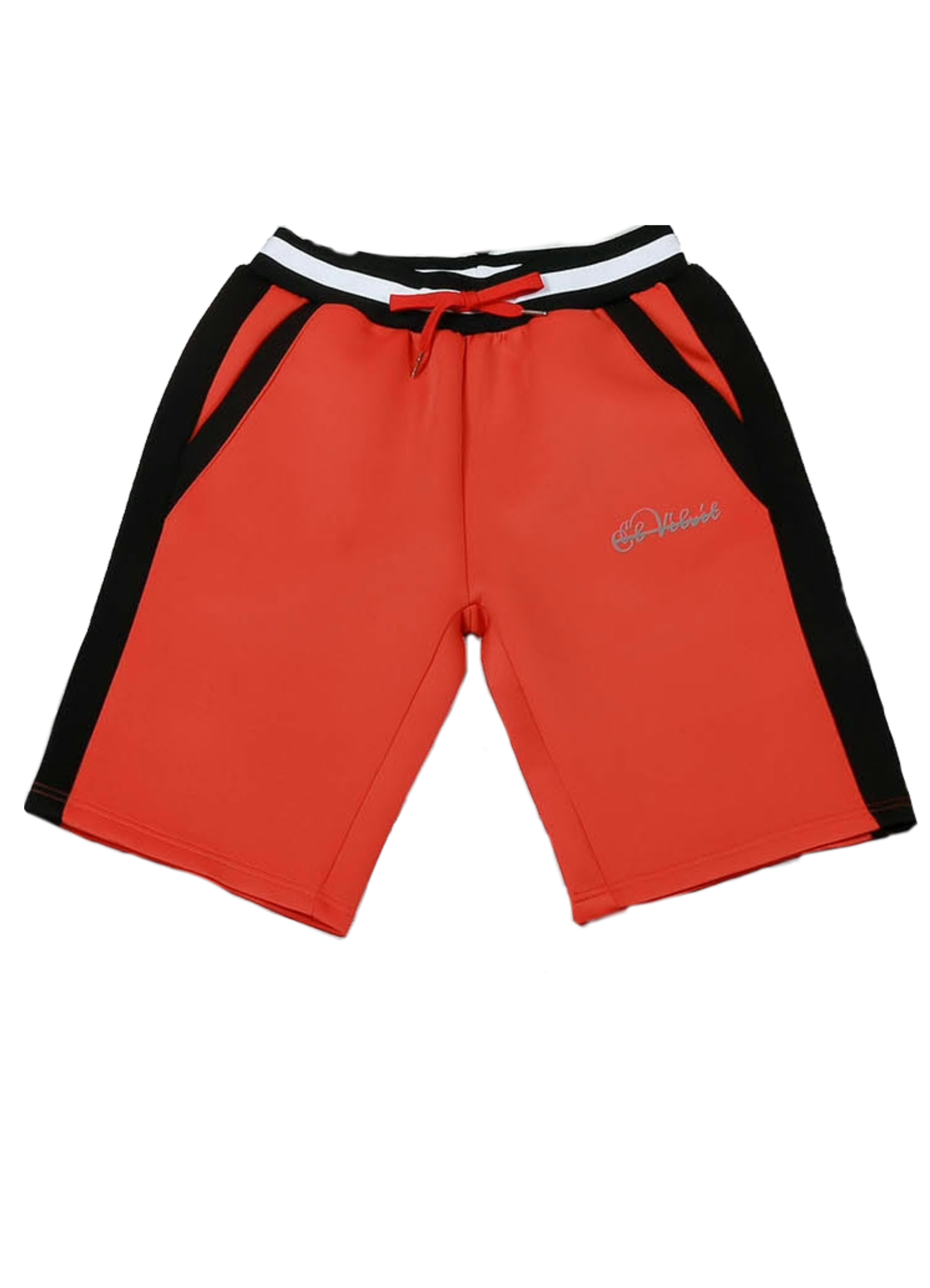 Orange Neoprene Shorts