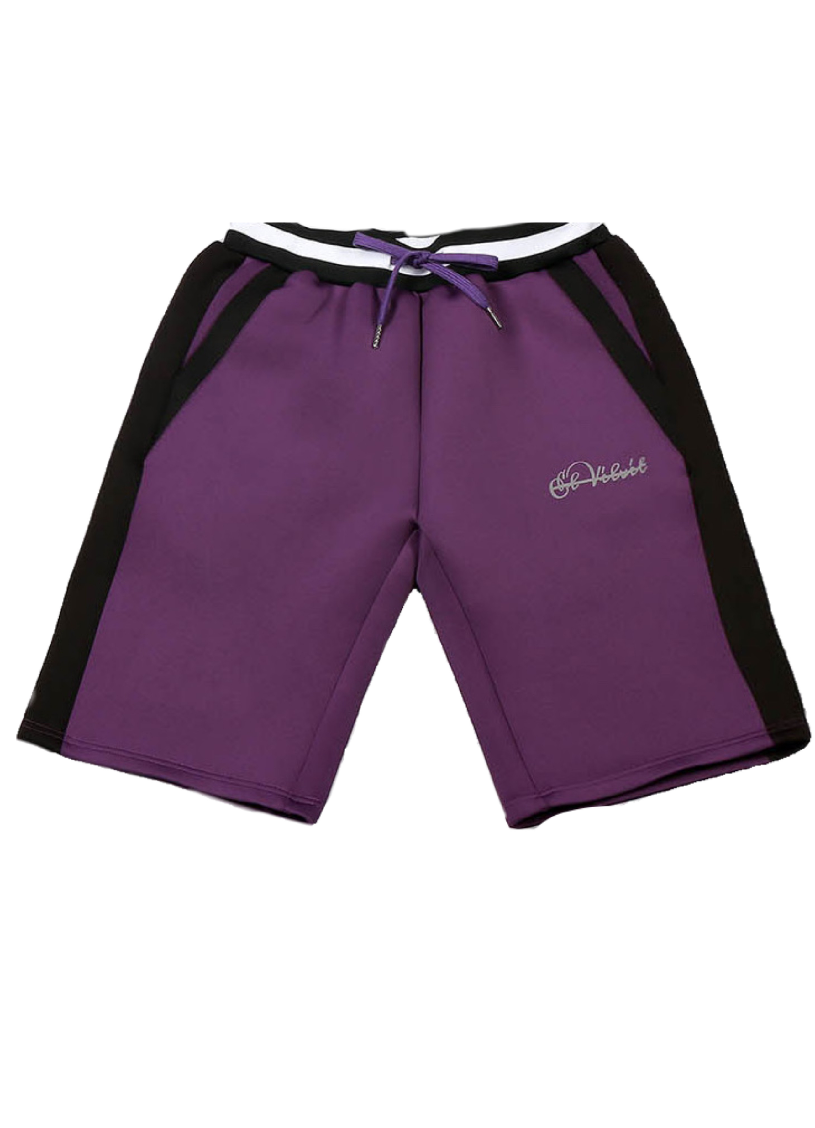 Purple Neoprene Shorts