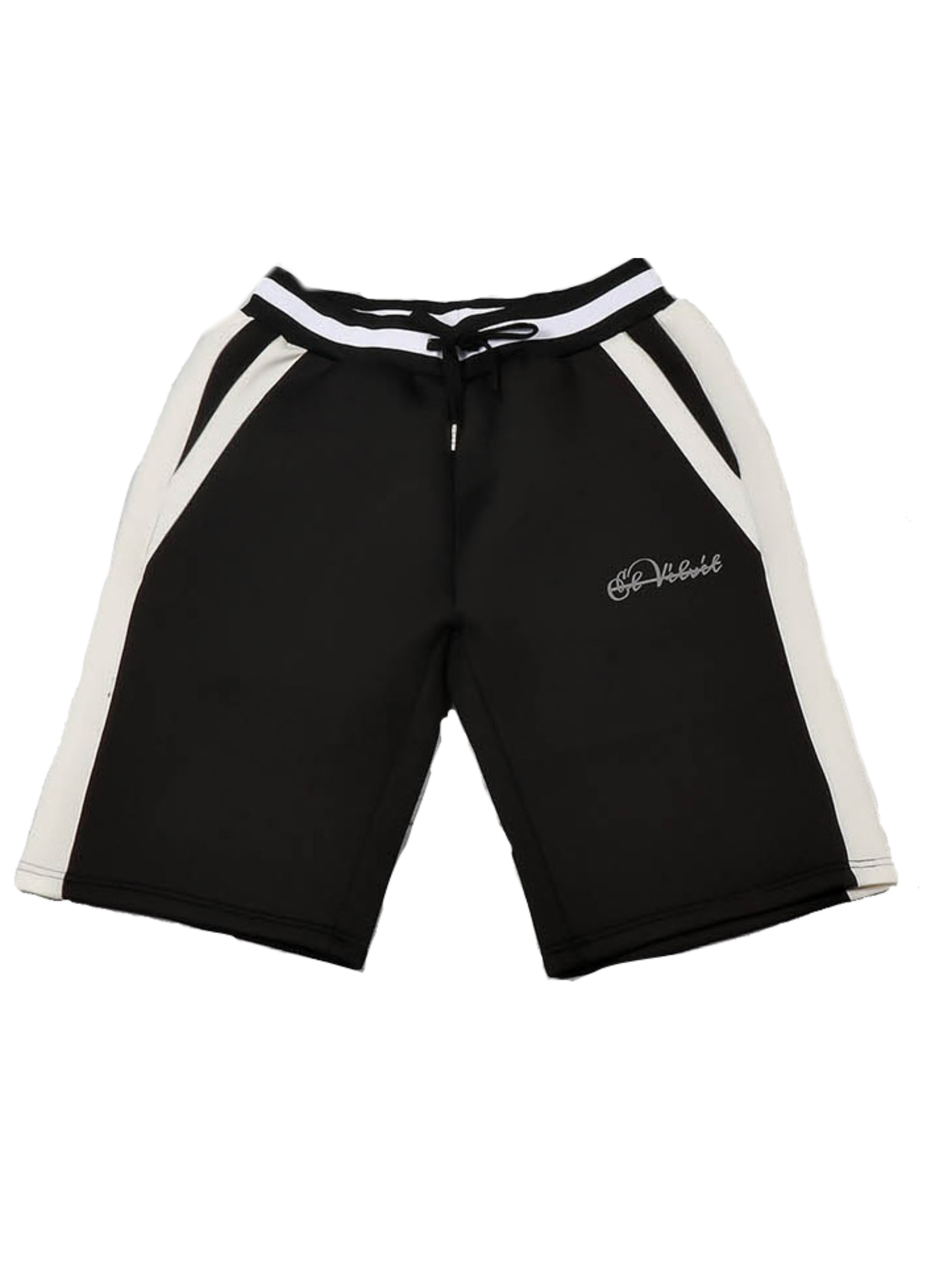 Black Neoprene Shorts