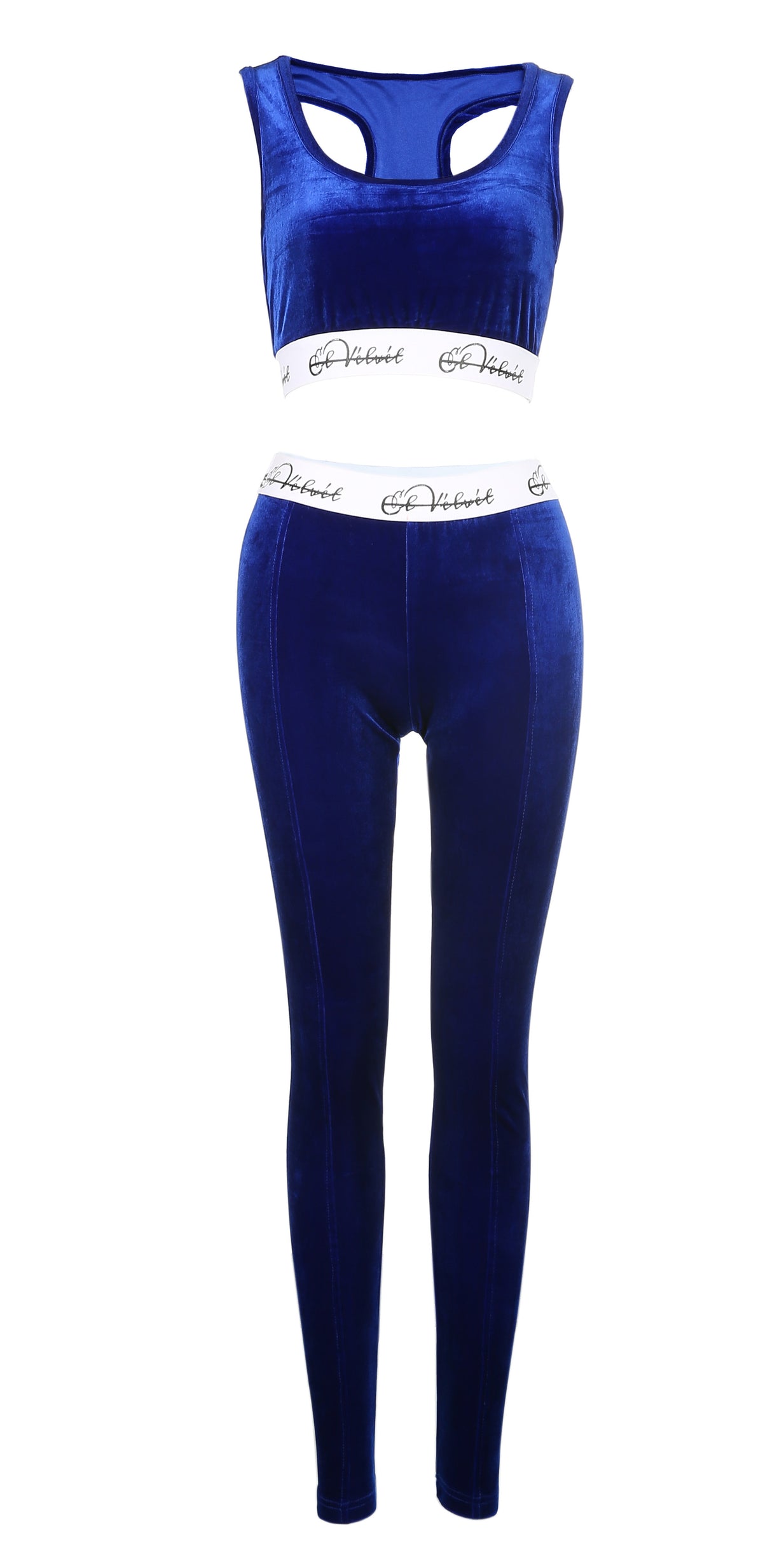 Royal blue clearance velvet leggings