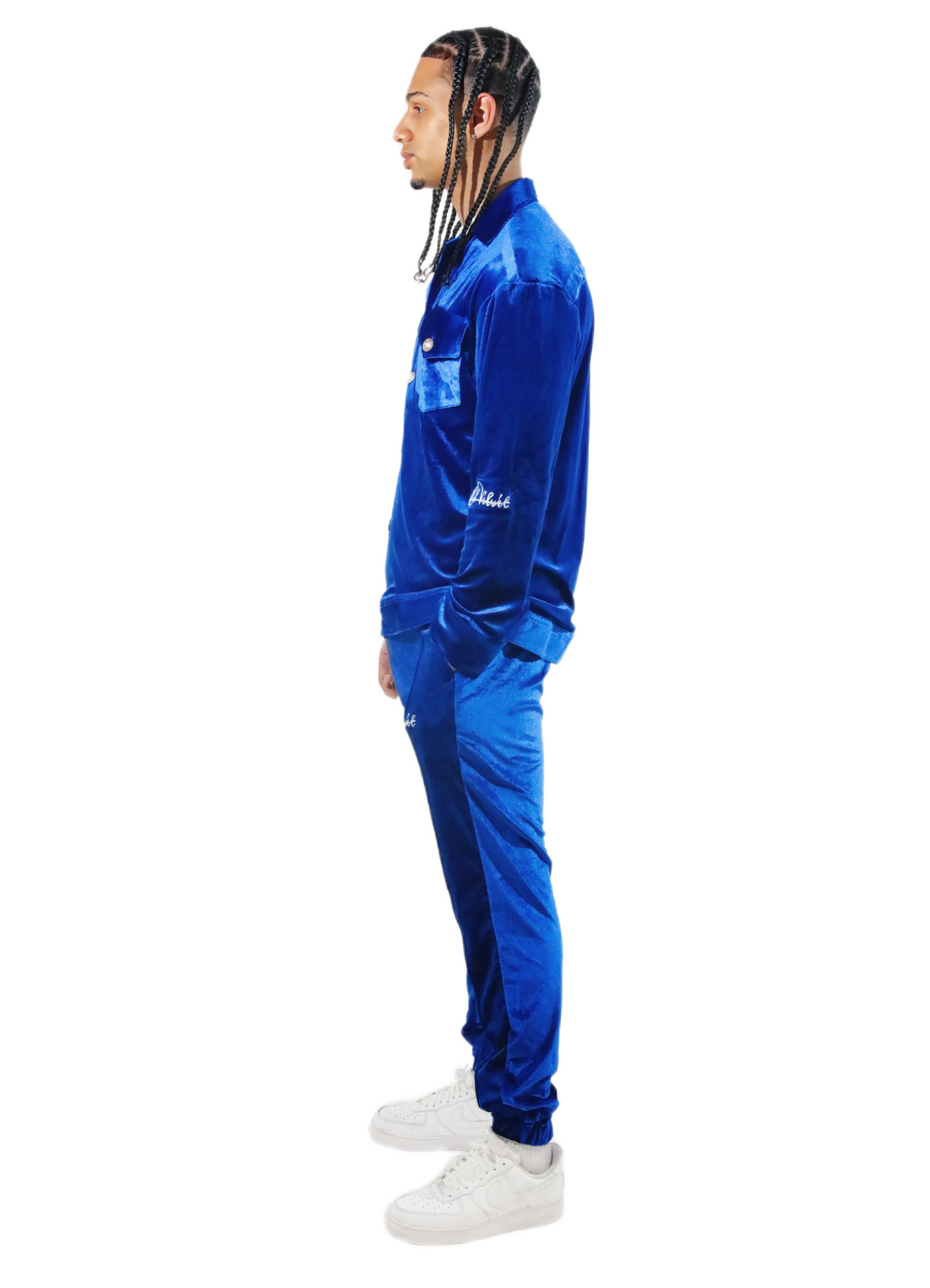 Men's Royal Blue Vélvét - Full Tracksuit - El Vélvét